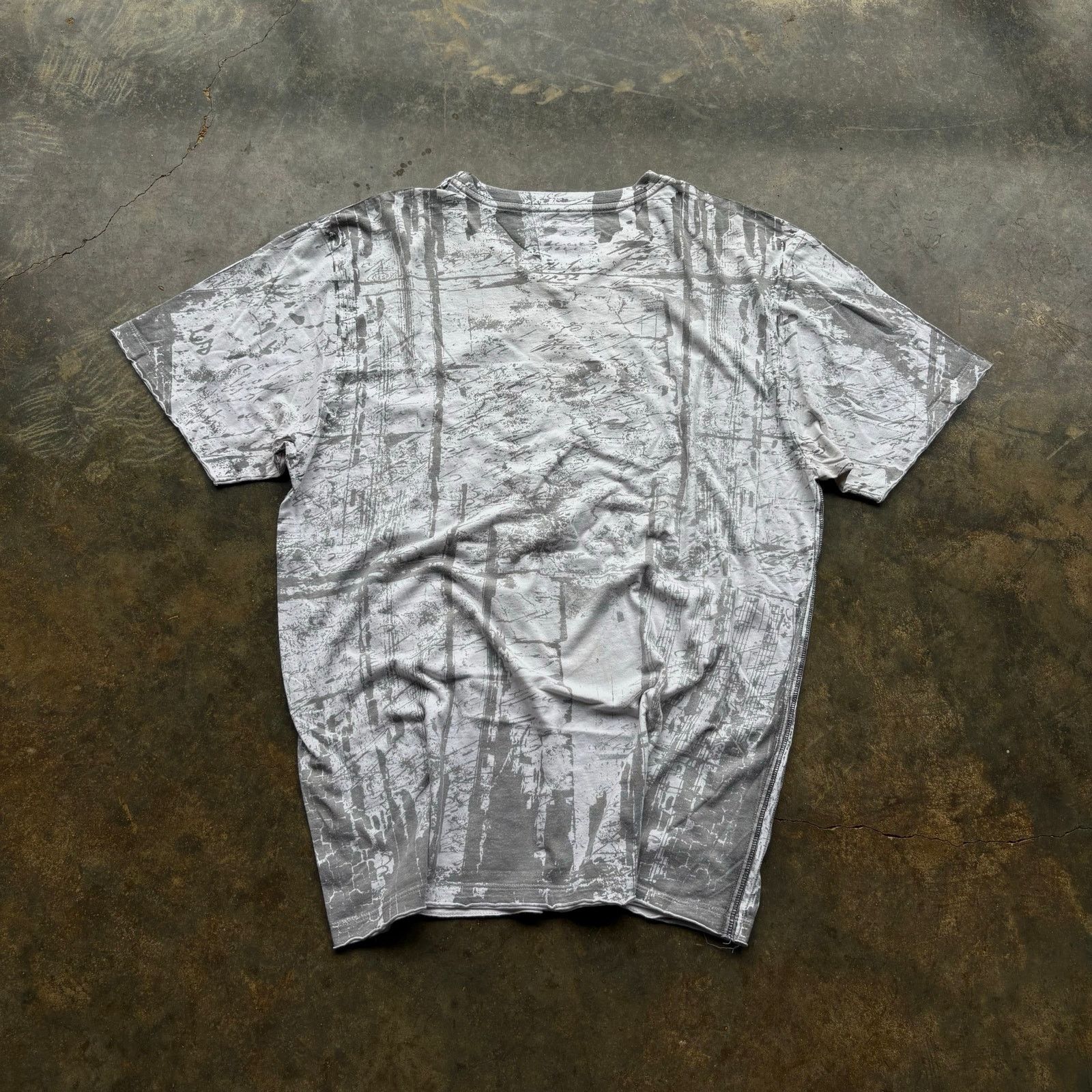 Affliction × Tapout Crazy Vintage Y2K Affliction Style All Over Print T-Shirt Size US XL / EU 56 / 4 - 2 Thumbnail