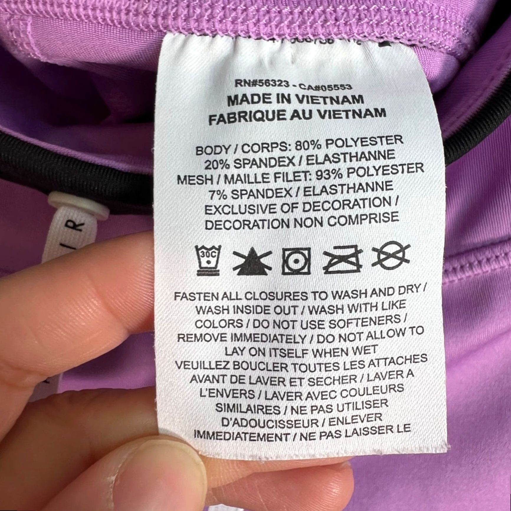 Nike Nike Air Purple Dri-Fit Womens Size Small Biker Shorts Athletic Gym Running Size 28" / US 6 / IT 42 - 4 Thumbnail