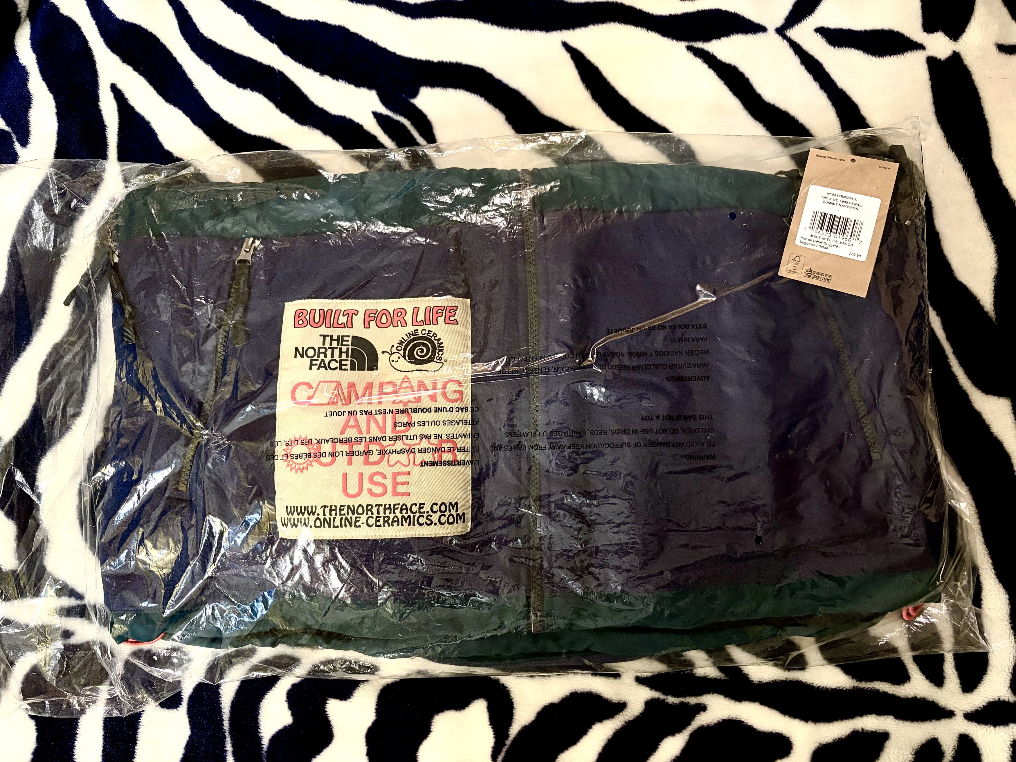 Online Ceramics × The North Face 1995 Polartec Fleece Denali Jacket - Summit Navy L large Size US L / EU 52-54 / 3 - 5 Thumbnail