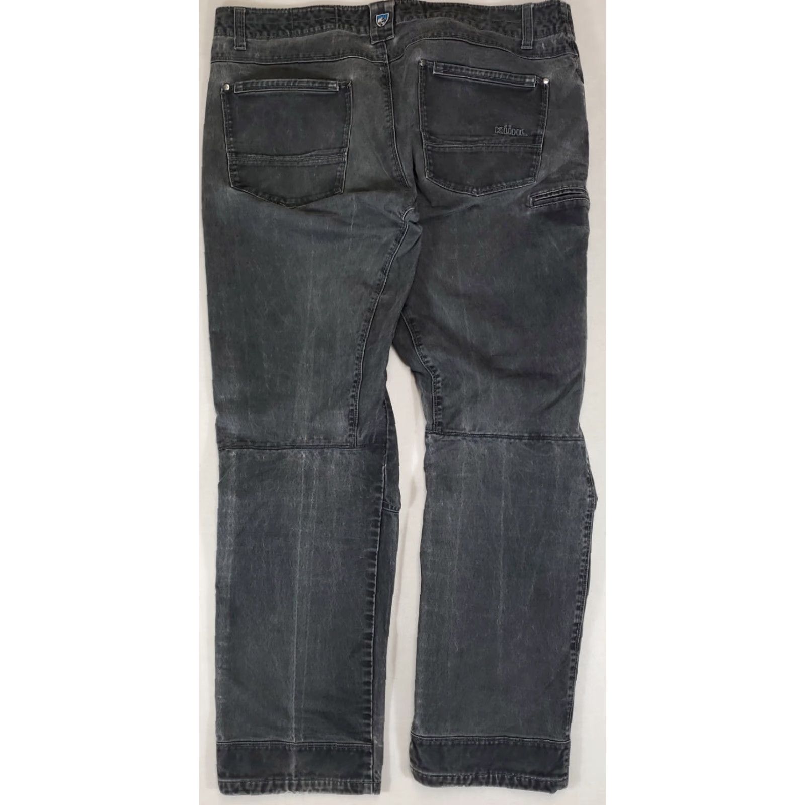 Vintage VINTAGE Kuhl Jeans Rydr Black Cotton Spandex Womens 16S 40/34 JeansWomen Straight Black 16S Size 38" / US 16 / IT 52 - 5 Thumbnail