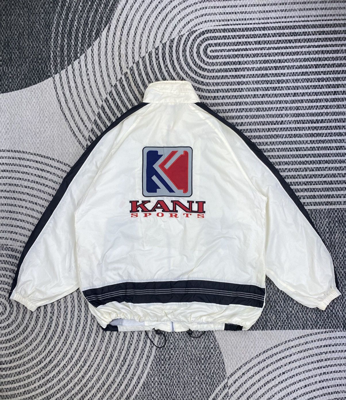 Karl Kani 🔥Vintage Karl Kani Sport Embroidereey Logo Zipper Jacket Size US XL / EU 56 / 4 - 1 Thumbnail