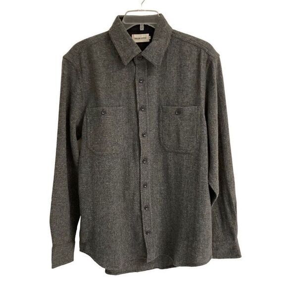 Taylor Stitch Taylor Stitch The Service Shirt In Ash Melange Wool NEW S Size US S / EU 44-46 / 1 - 1 Thumbnail