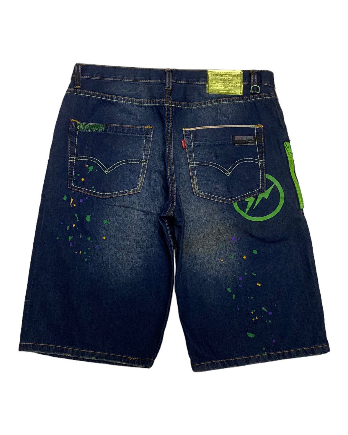 Fragment Design × Levi's RARE🔥LEVIS X FRAGMENT DESIGN PAINTER DENIM SHORT Size US 26 / EU 42 - 7 Thumbnail