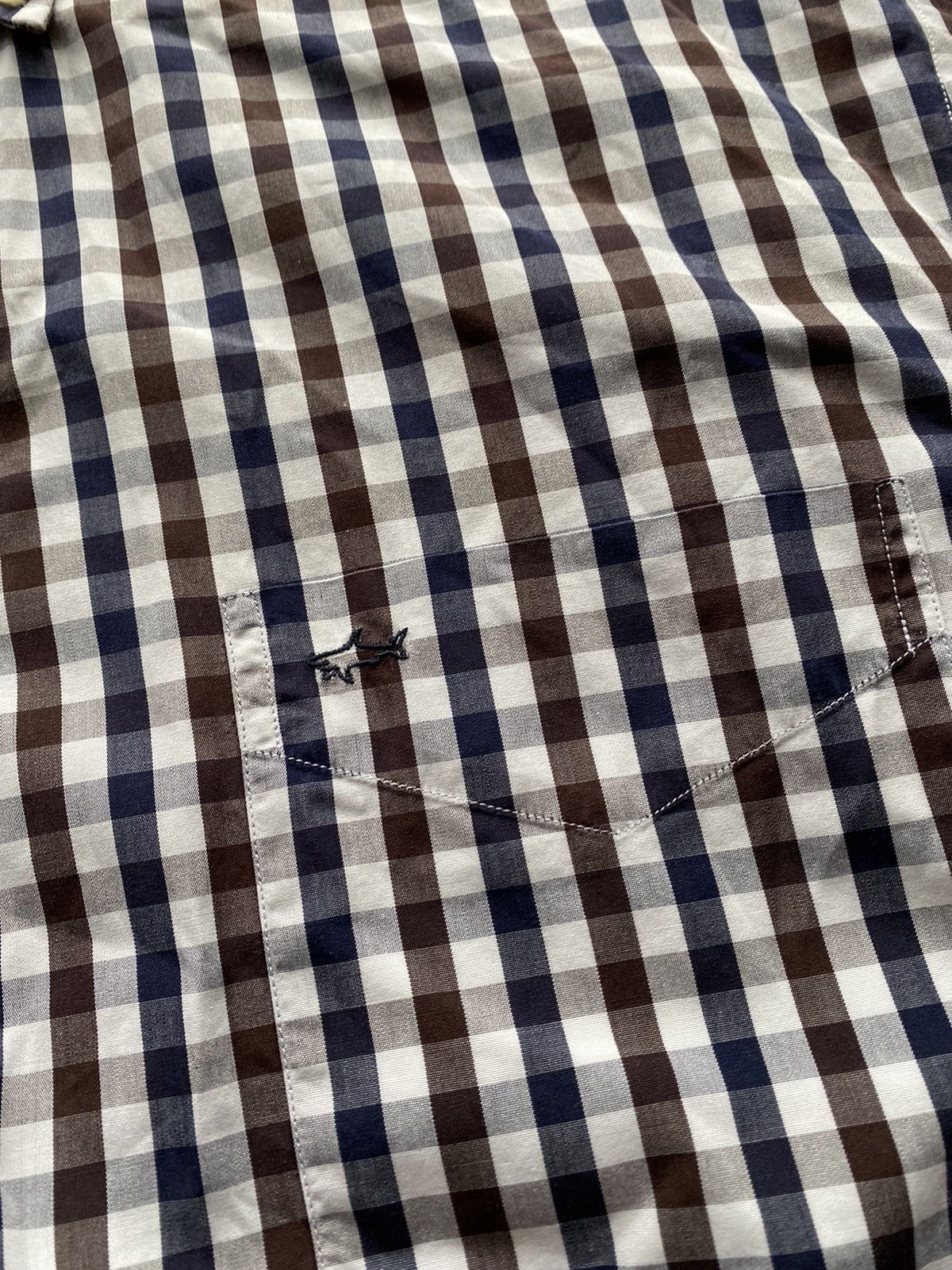 Paul & Shark Paul & Shark Yachting Geometric Shirt Button Made in Italy Size US XL / EU 56 / 4 - 7 Thumbnail