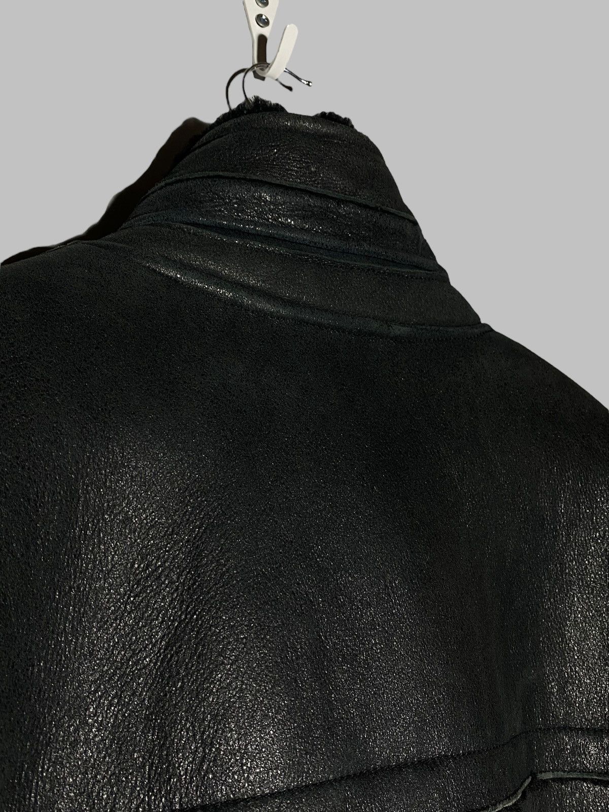 Versace Versace Classic V2 Shearling Jacket Black Vintage Rare Coat Size US XL / EU 56 / 4 - 6 Thumbnail