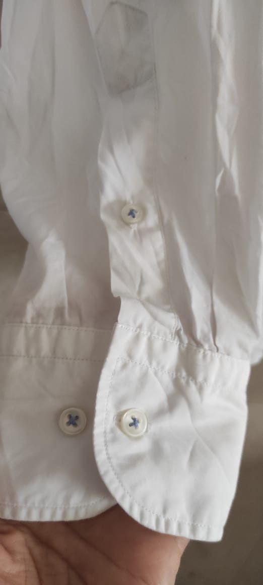 Massimo Dutti MASSIMO DUTTI Mens White Shirt Regular Fit Cotton Excellent Size US XXL / EU 58 / 5 - 7 Thumbnail