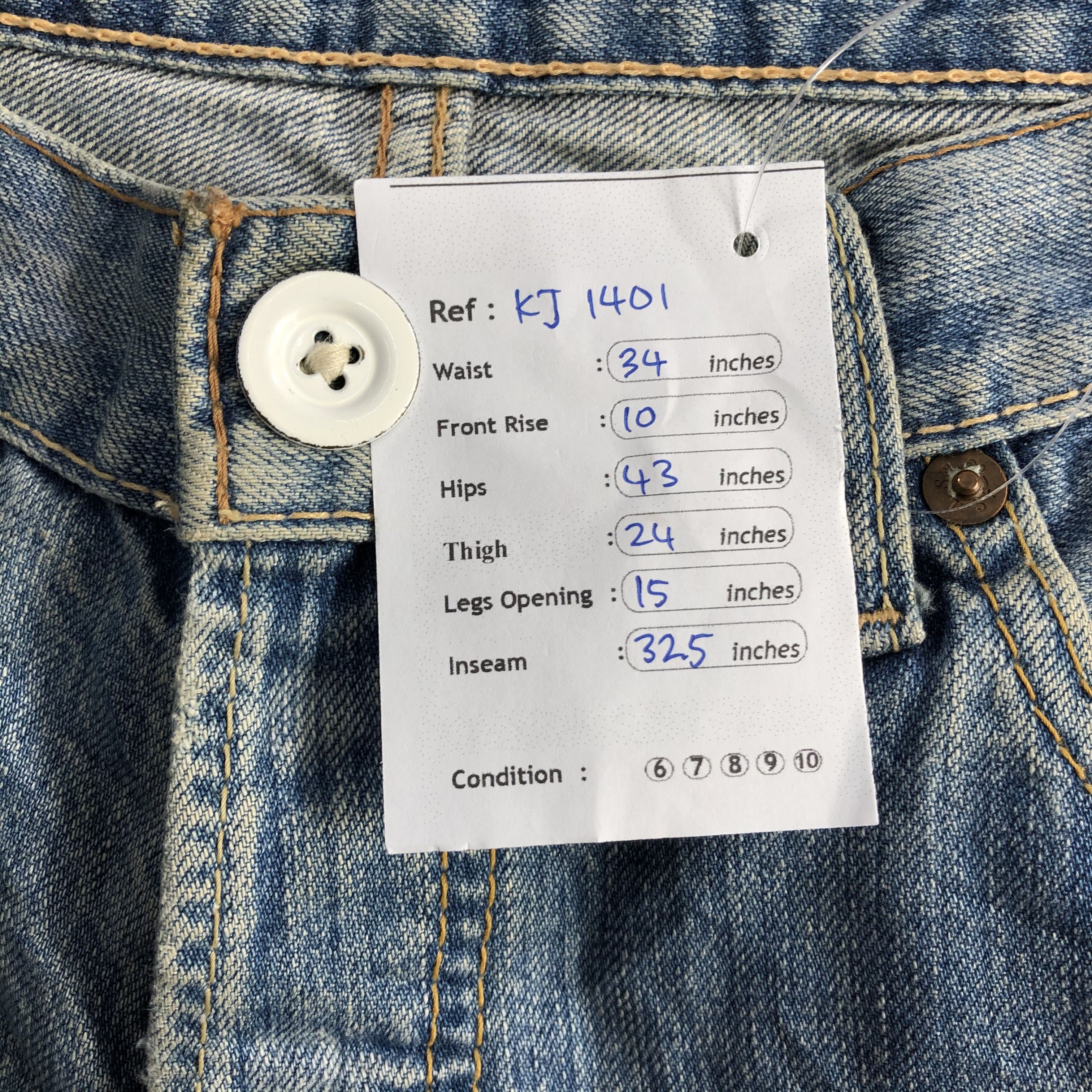 Levi's Vintage Levi's 502 Jeans Patchwork Distress Denim KJ1401 Size US 34 / EU 50 - 16 Thumbnail