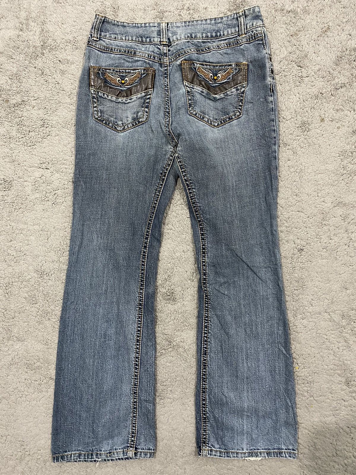 Japanese Brand Hiromichi Nakano Flared Jeans Denim Size US 30 / EU 46 - 2 Thumbnail