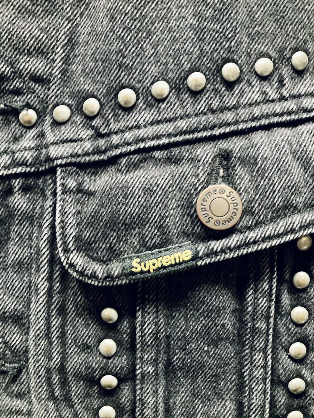 Supreme Supreme 17SS Studded Denim Trucker Jacket Size US M / EU 48-50 / 2 - 8 Thumbnail