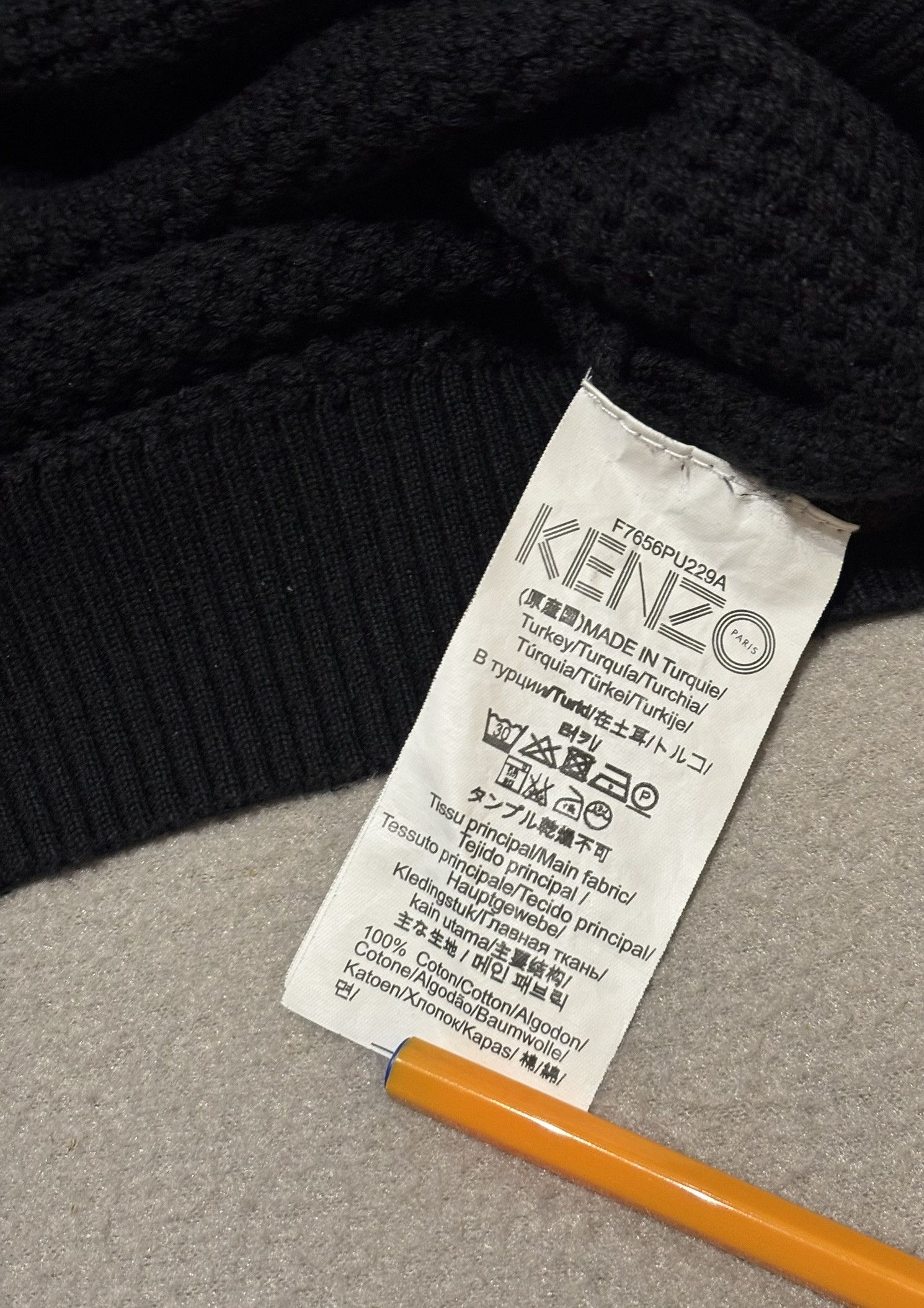 Kenzo Kenzo Tiger Black sweater size XXL Size US XXL / EU 58 / 5 - 18 Thumbnail