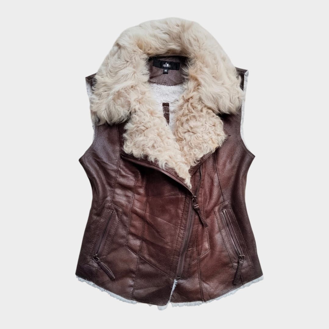 Tornado Mart Alto faux fur leather vest Size US M / EU 48-50 / 2 - 1 Thumbnail