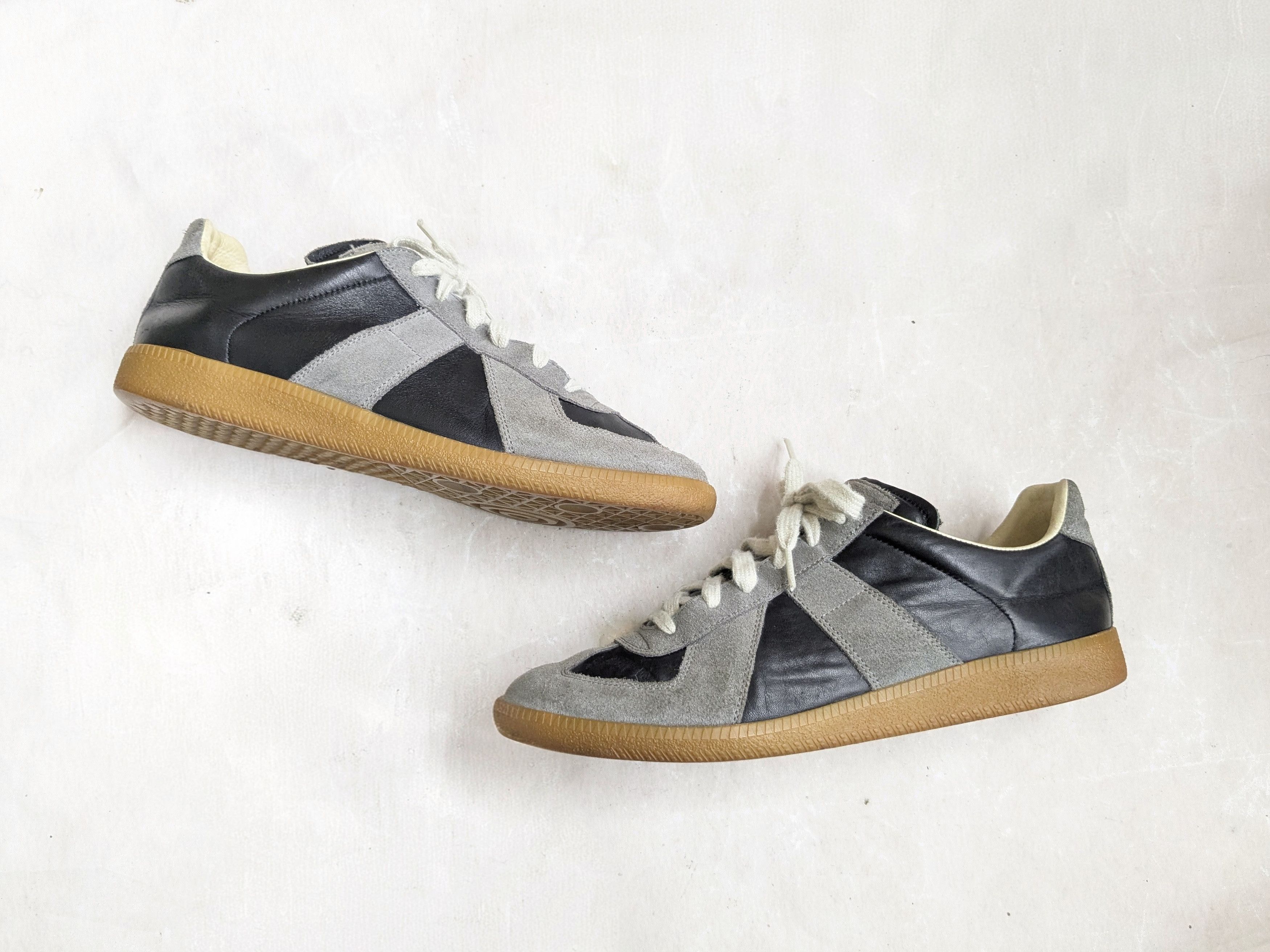 Maison Margiela Maison Margiela Replica GAT Black 7 40 Low Tops Gum Size US 7 / EU 40 - 1 Thumbnail