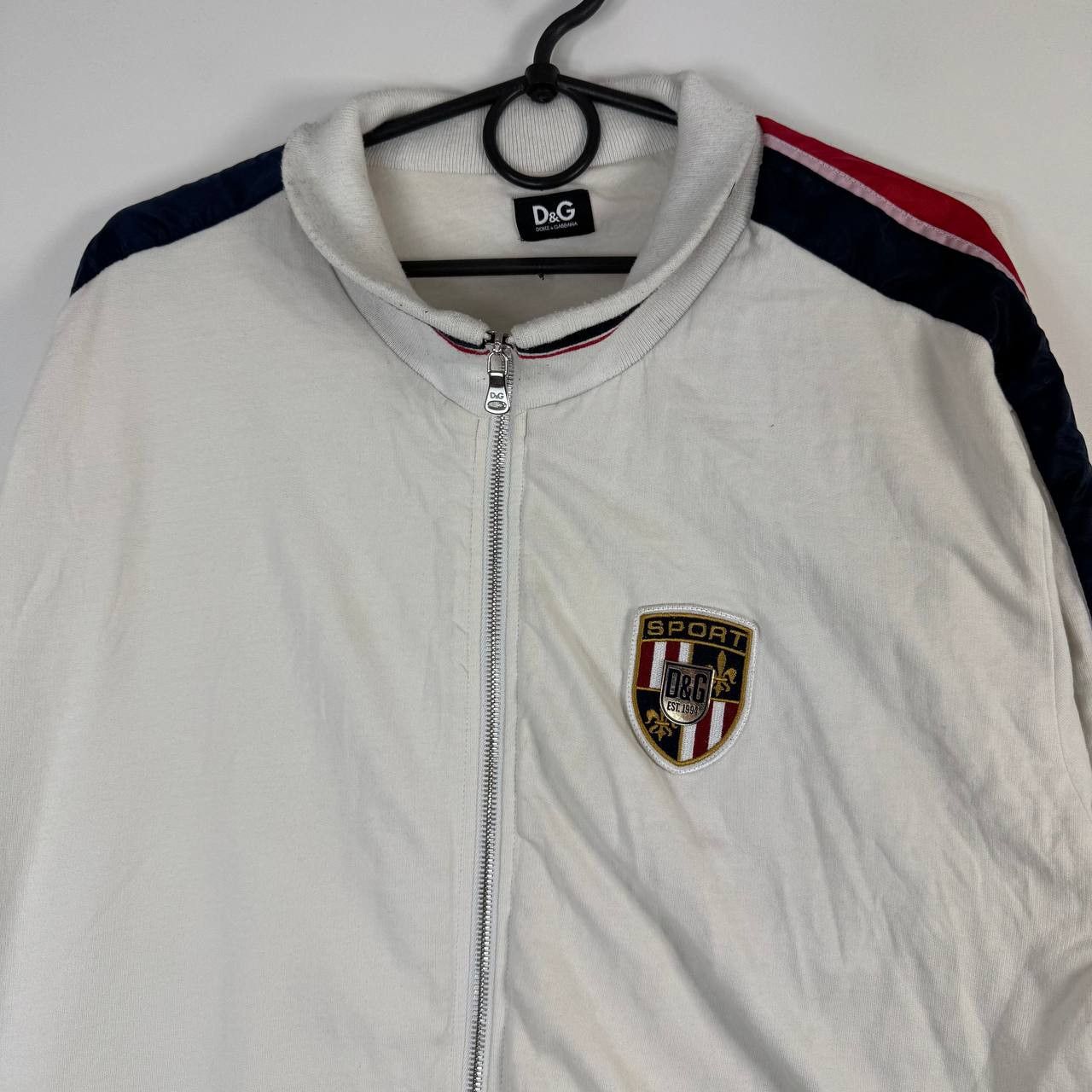 Dolce & Gabbana Dolce & Gabbana D&G Sport Track Jacket White Mens M Size US M / EU 48-50 / 2 - 2 Thumbnail