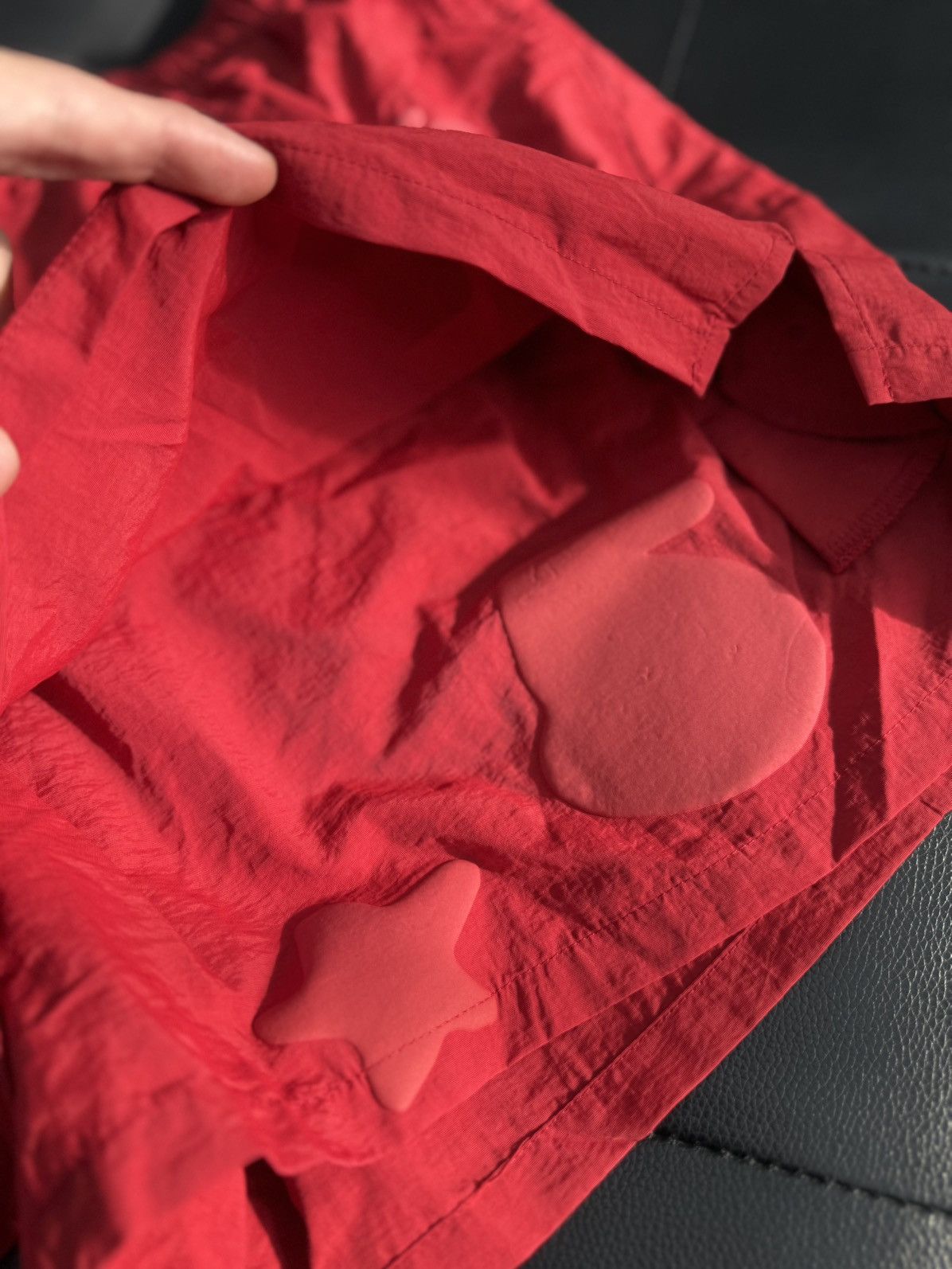 Sp5der Sp5der Double Layer STAR Shorts Size Large (NEW) Red Size US 31 - 7 Thumbnail