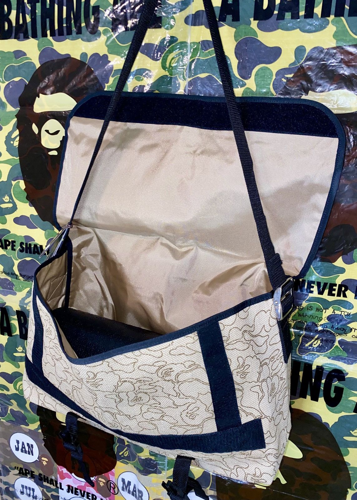 Bape Bape Neon Camo Hemp Bag Size ONE SIZE - 7 Thumbnail