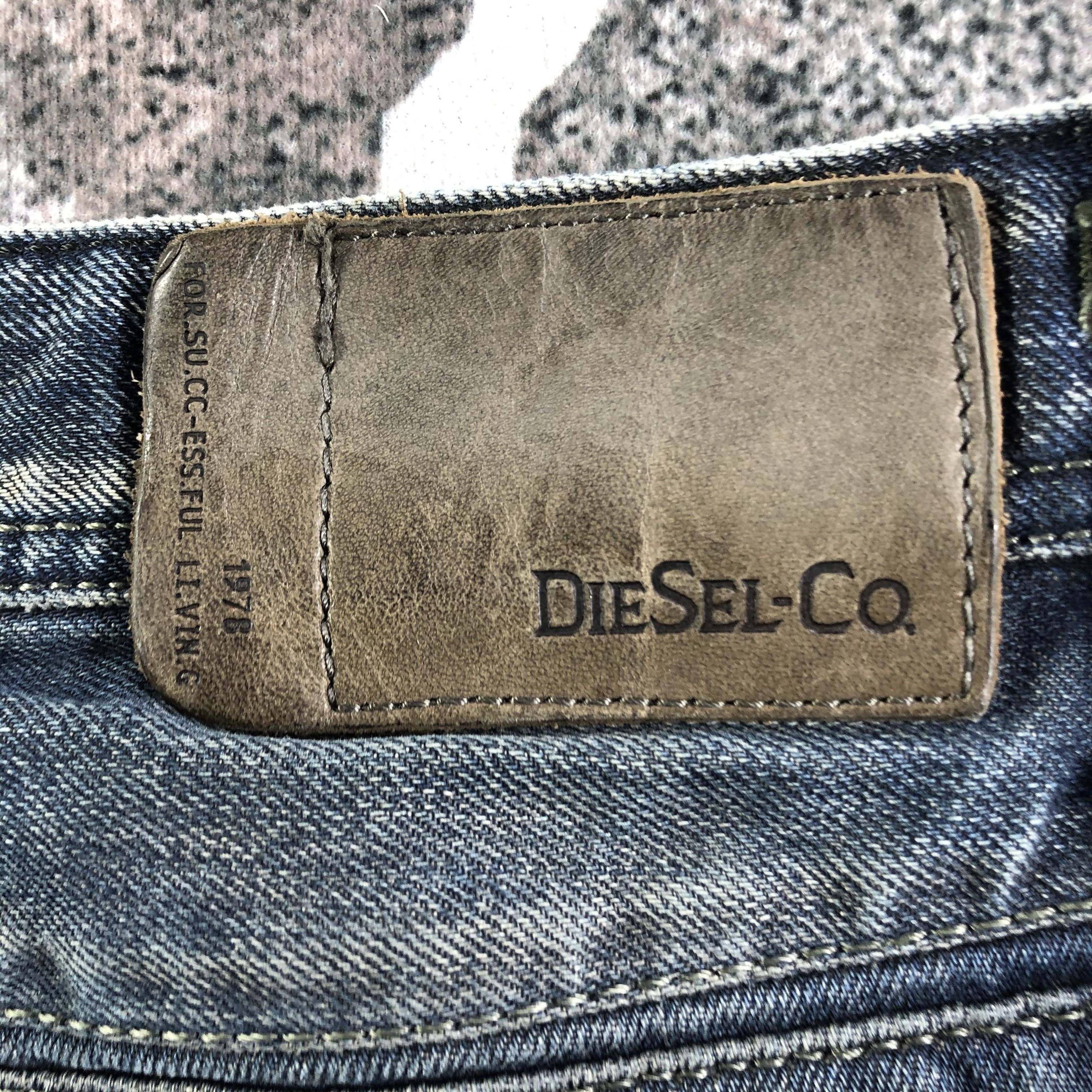 Diesel Distress Diesel Jeans Rusty Blue Denim KJ2561 Size US 31 - 5 Thumbnail