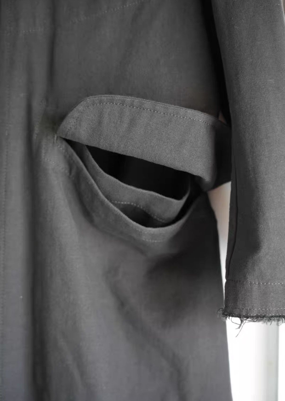 Yohji Yamamoto Yohji Yamamoto 10ss Bankruptcy Raw Edge Coat K4 Size US M / EU 48-50 / 2 - 6 Thumbnail