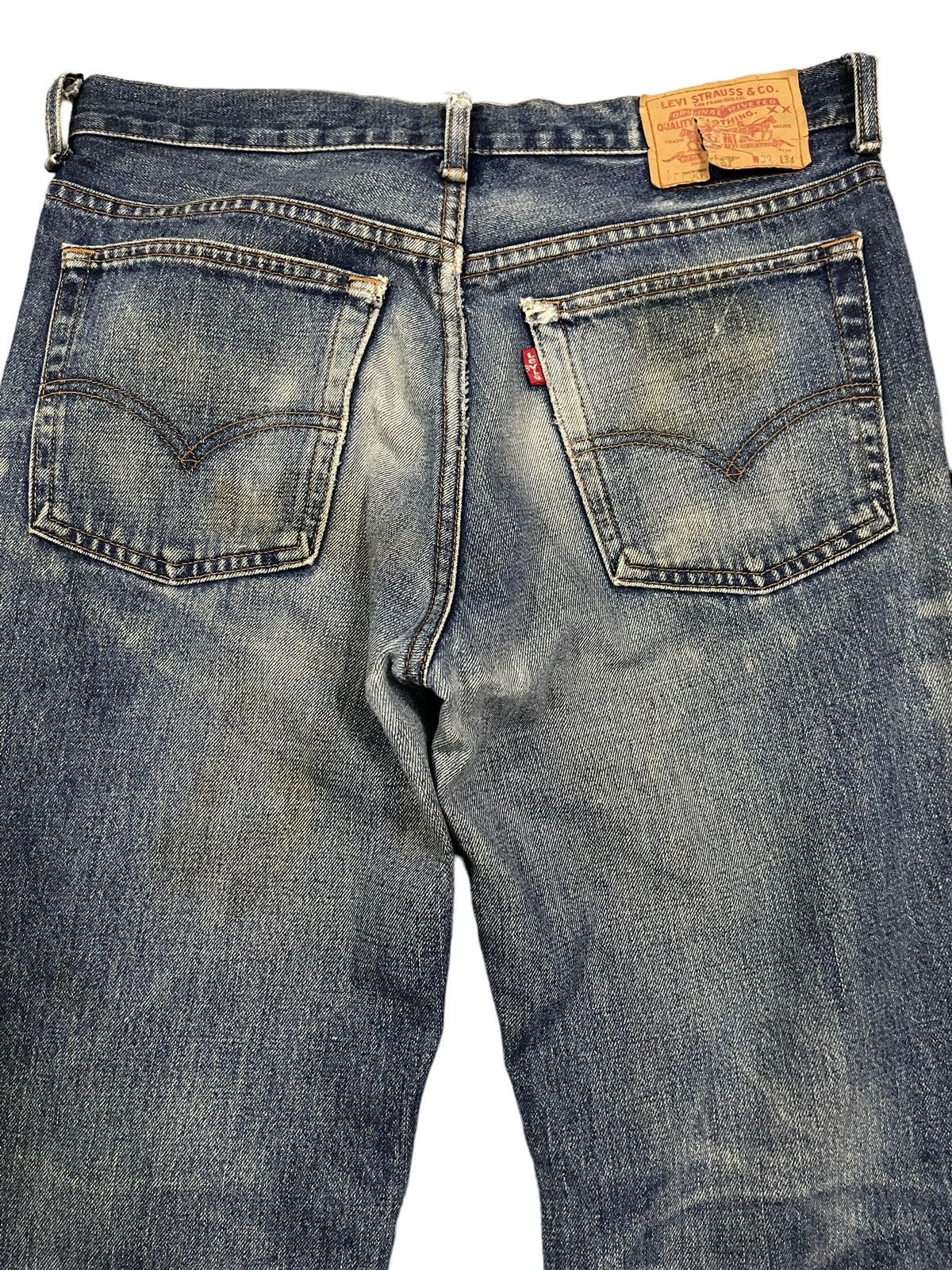 Levi's Vintage 90s Levis Japan Blue Wash Style Bootcut Jeans Size US 32 / EU 48 - 4 Thumbnail