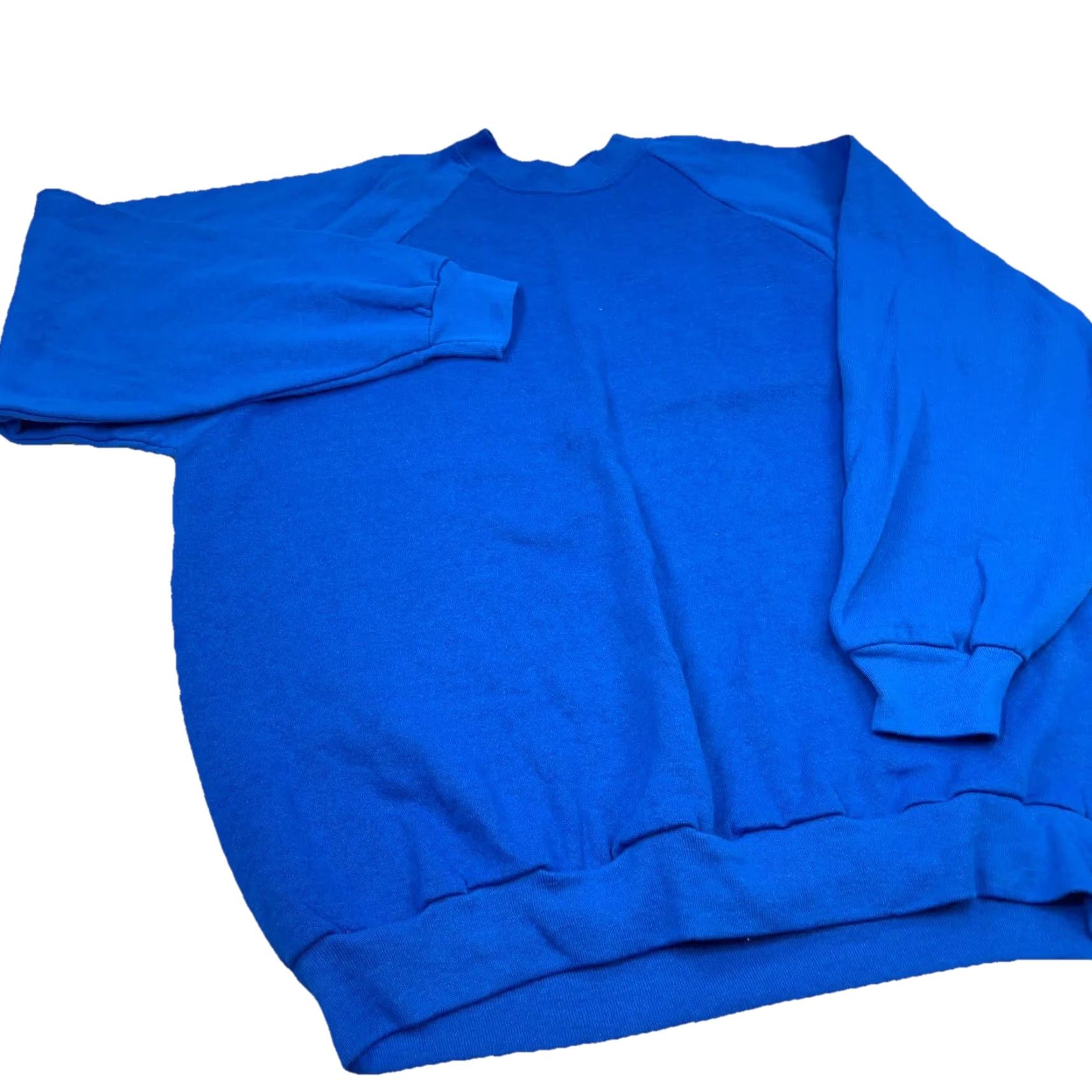 Fruit Of The Loom VINTAGE Fruit of the Loom Sweatshirt Men XL Blue Crewneck Pullover Sweatshirt Regular Sweatshirt Blue Mens USA A68 Size US XL / EU 56 / 4 - 4 Thumbnail