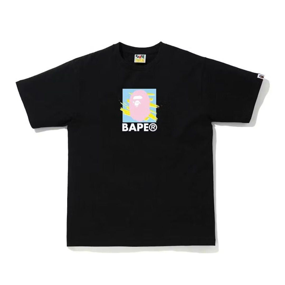 Bape Multi-Color Print Tee Black Size US S / EU 44-46 / 1 - 1 Thumbnail