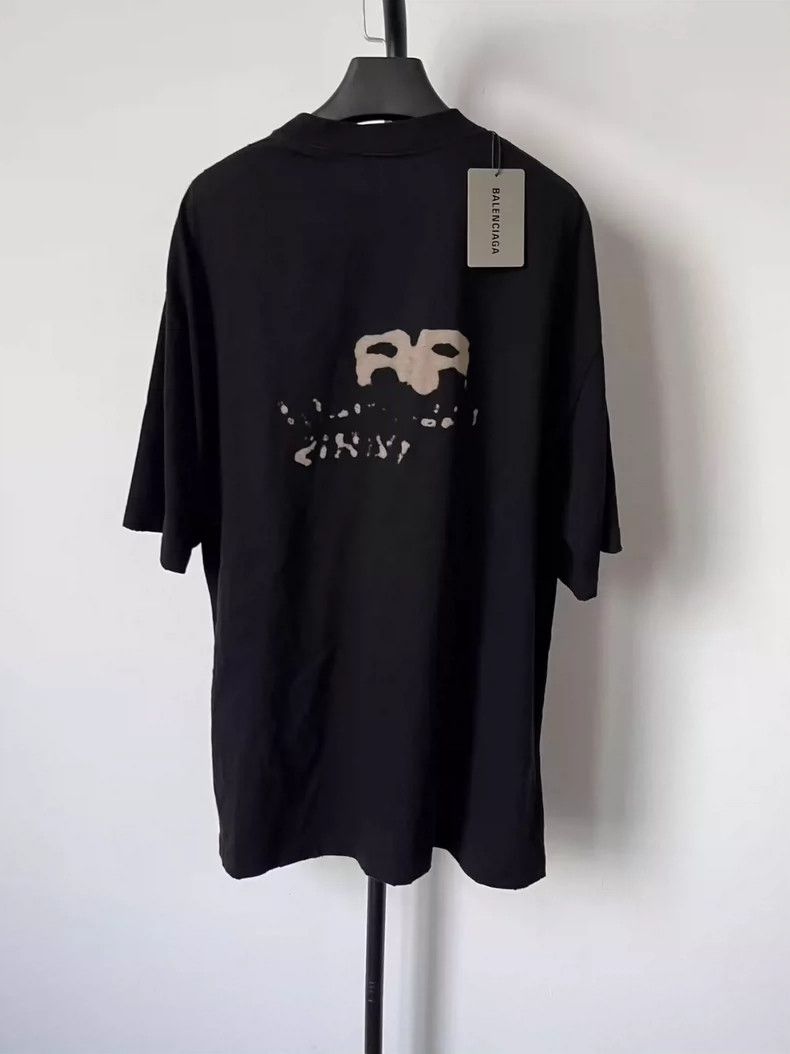 Balenciaga Balenciaga Letter print crew neck pullover short sleeve T- Size US L / EU 52-54 / 3 - 2 Thumbnail
