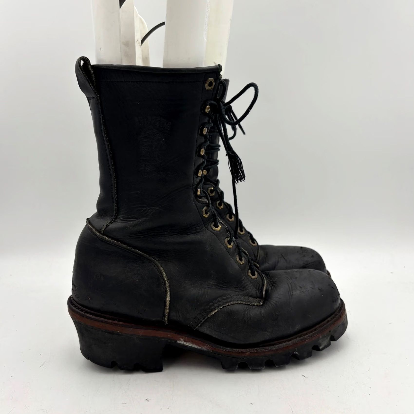 Chippewa VINTAGE Chippewa Boots Men's 9.5 D USA Made Leather Black Size US 10 / EU 43 - 3 Thumbnail