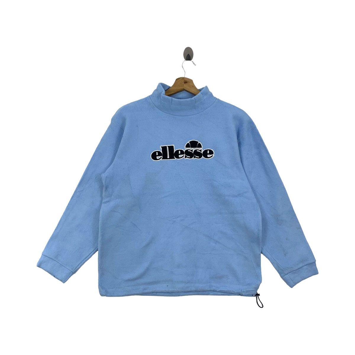 Ellesse × Vintage Vintage ELLESSE Perugia Italia Big Logo Fleece Long Sleeve Size US M / EU 48-50 / 2 - 1 Thumbnail