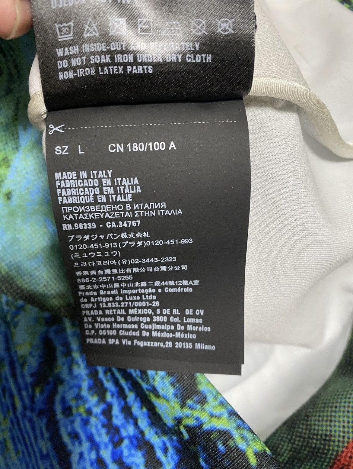 Prada Prada Pyschedlic Track Jacket 2019 Size US L / EU 52-54 / 3 - 5 Thumbnail