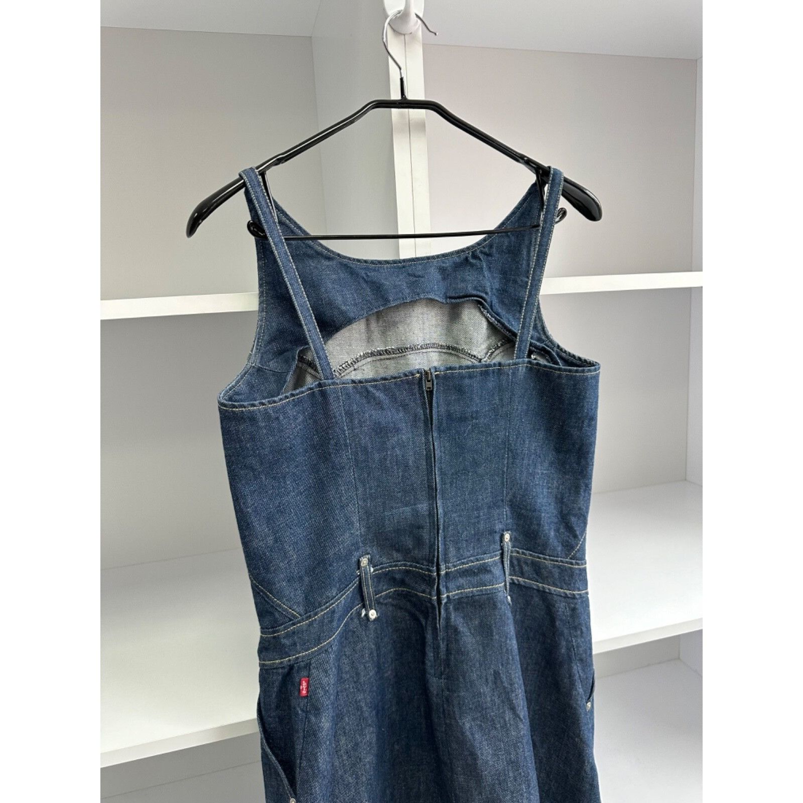 Levi's VTG Levi’s Woman Engineered Denim Dress Sz M Size M / US 6-8 / IT 42-44 - 7 Thumbnail