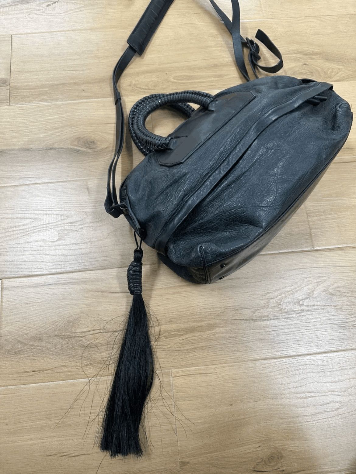 Helmut Lang Helmut Lang Helmut Lang Shayne Oliver Ponney Tail Leather Size ONE SIZE - 3 Thumbnail