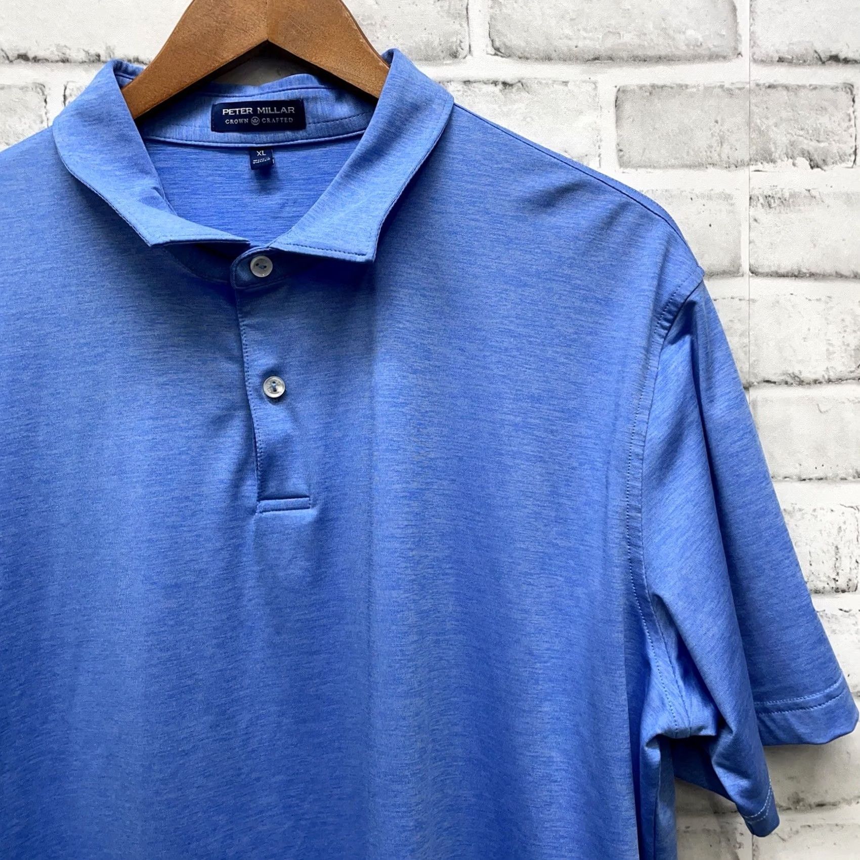 Peter Millar Peter Millar Polo Shirt Mens XL Blue Athletic Stretchy Talking Rock Polo Shirt Mens XL Blue Athletic Stretchy Rock Theme Size US XL / EU 56 / 4 - 2 Thumbnail