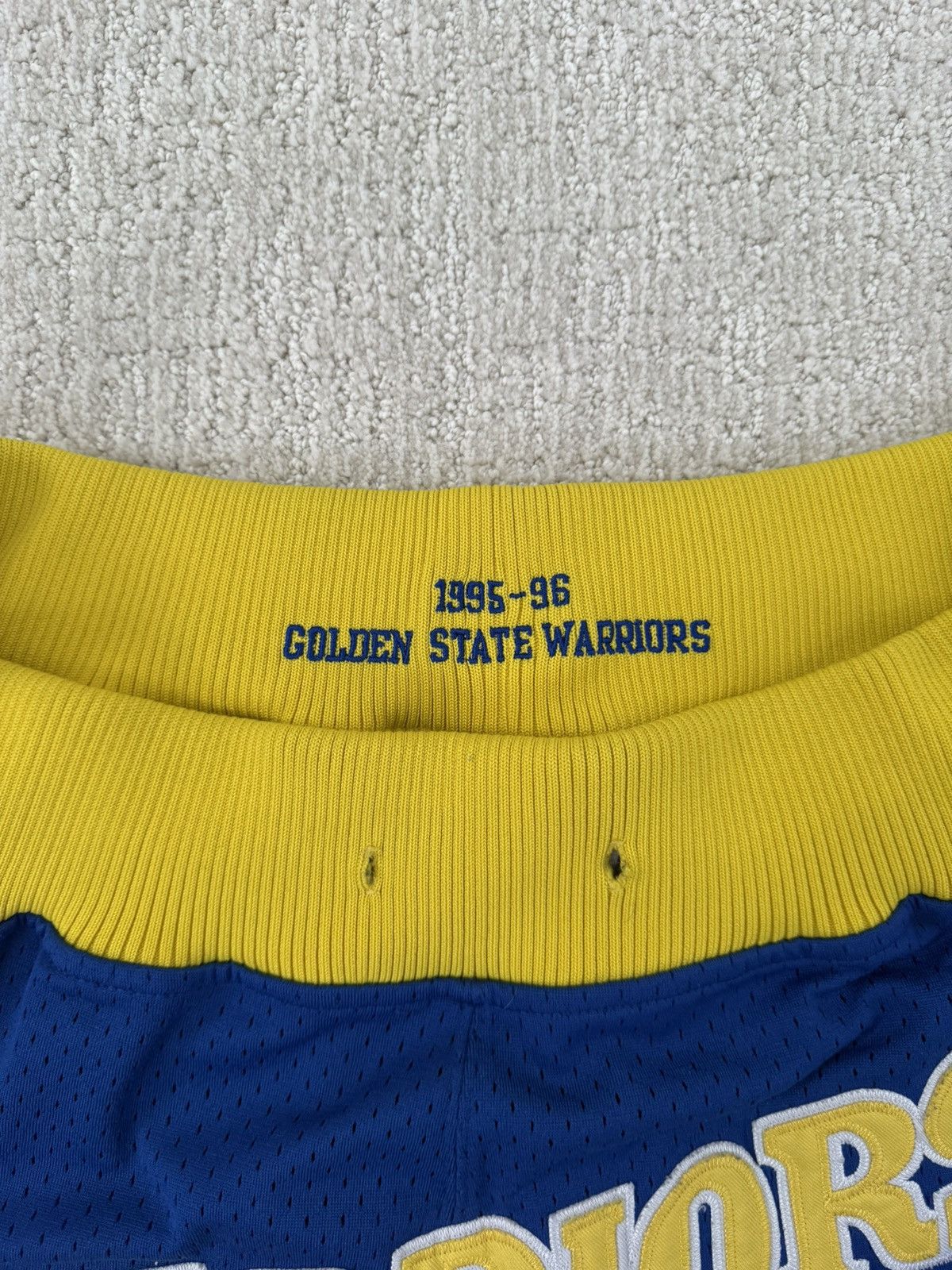 Just Don RARE Vintage Just Don Golden State Warriors Shorts Size US 34 / EU 50 - 5 Thumbnail