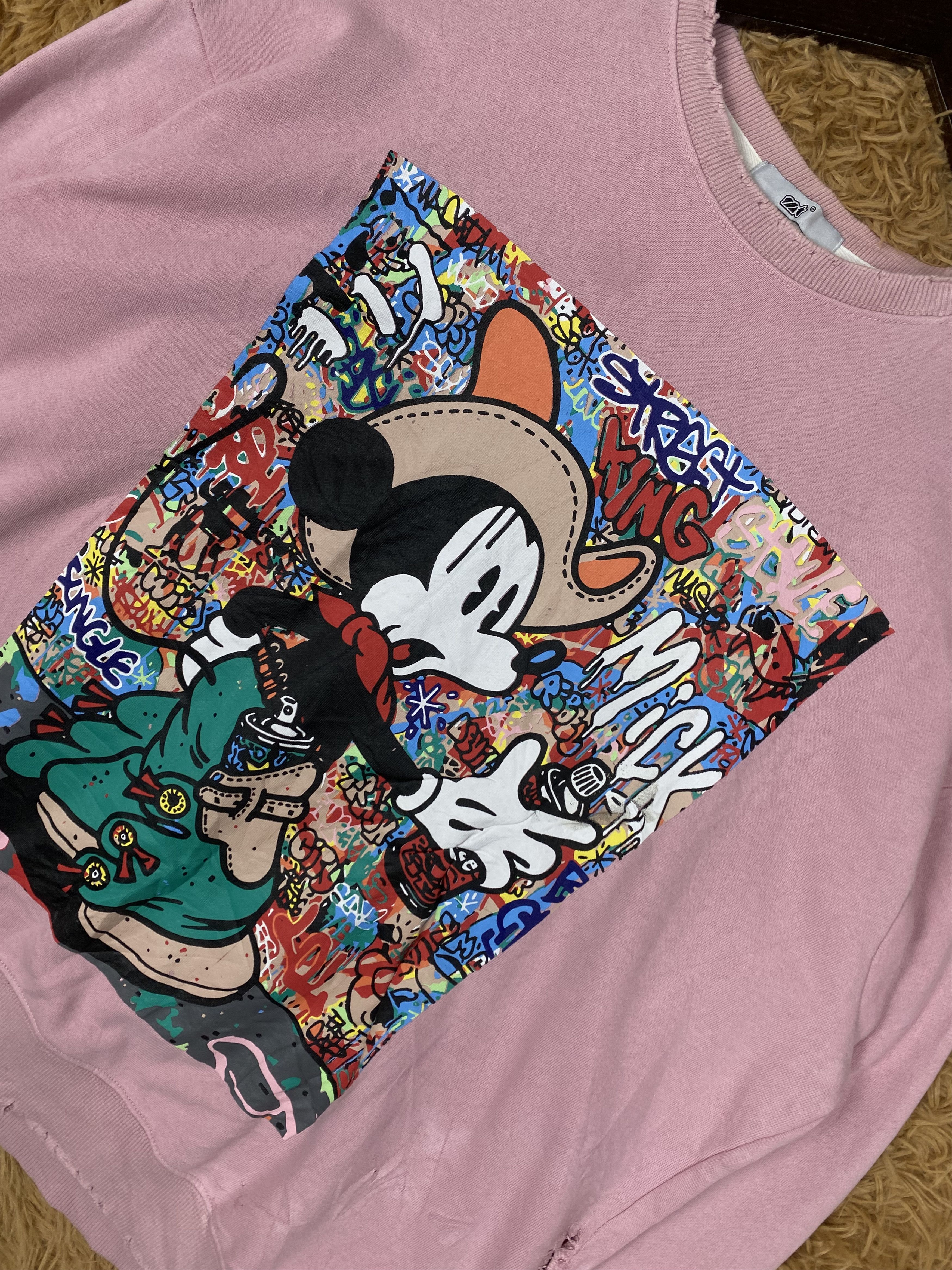 Mickey Mouse Vintage Mickey Mouse Sweatshirts PS0326 Size US L / EU 52-54 / 3 - 2 Thumbnail