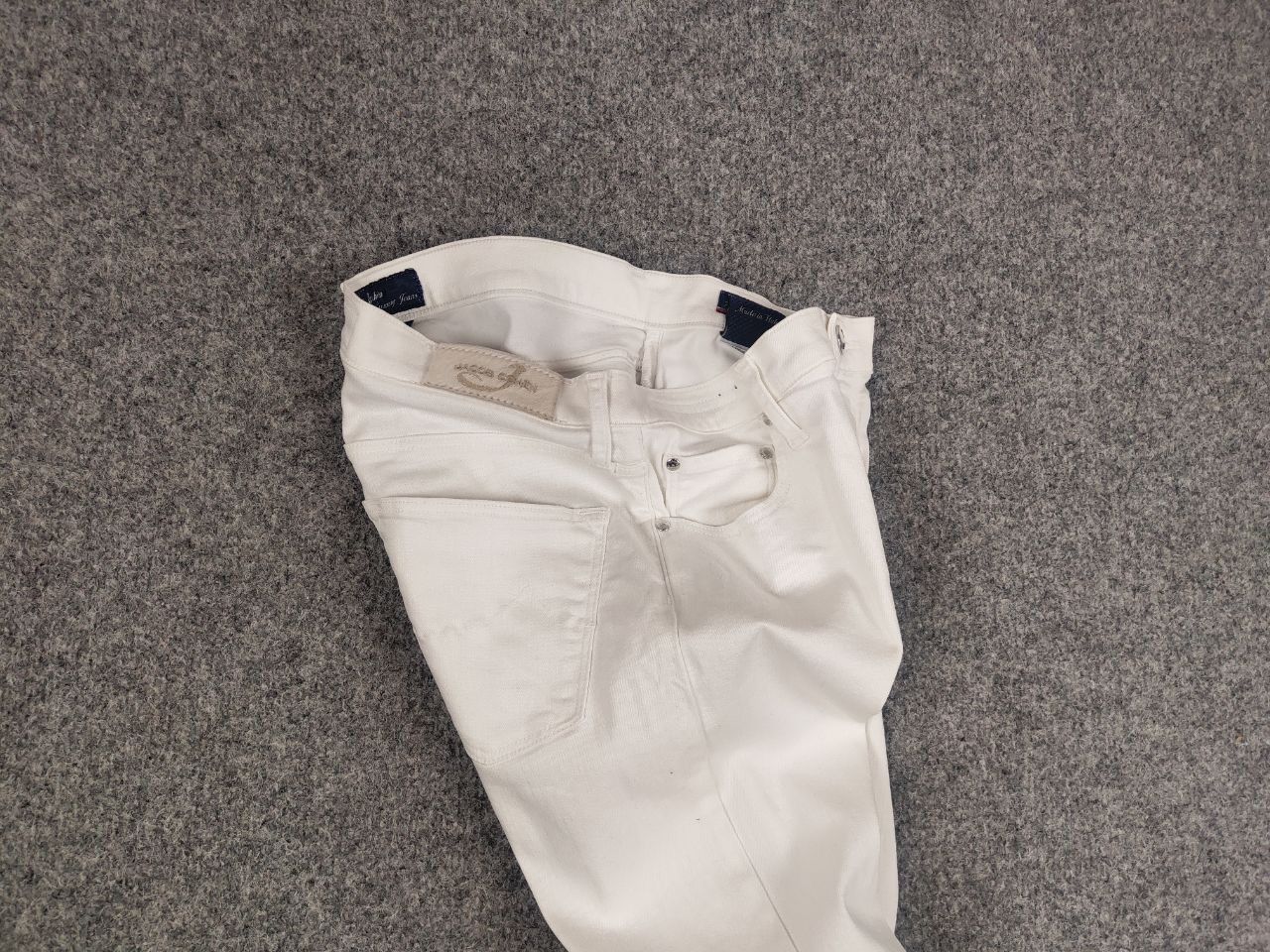 Jacob Cohen Jacob Cohen Design kimberly classic Slim White Denim Jeans Size 29" - 10 Thumbnail