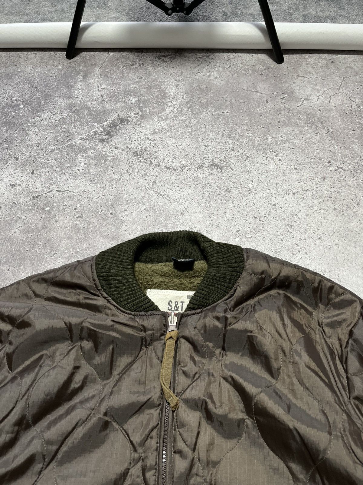 Japanese Brand Vintage Y2K SURPLUS TEX 75 Military Quilted jacket Size US XL / EU 56 / 4 - 3 Thumbnail