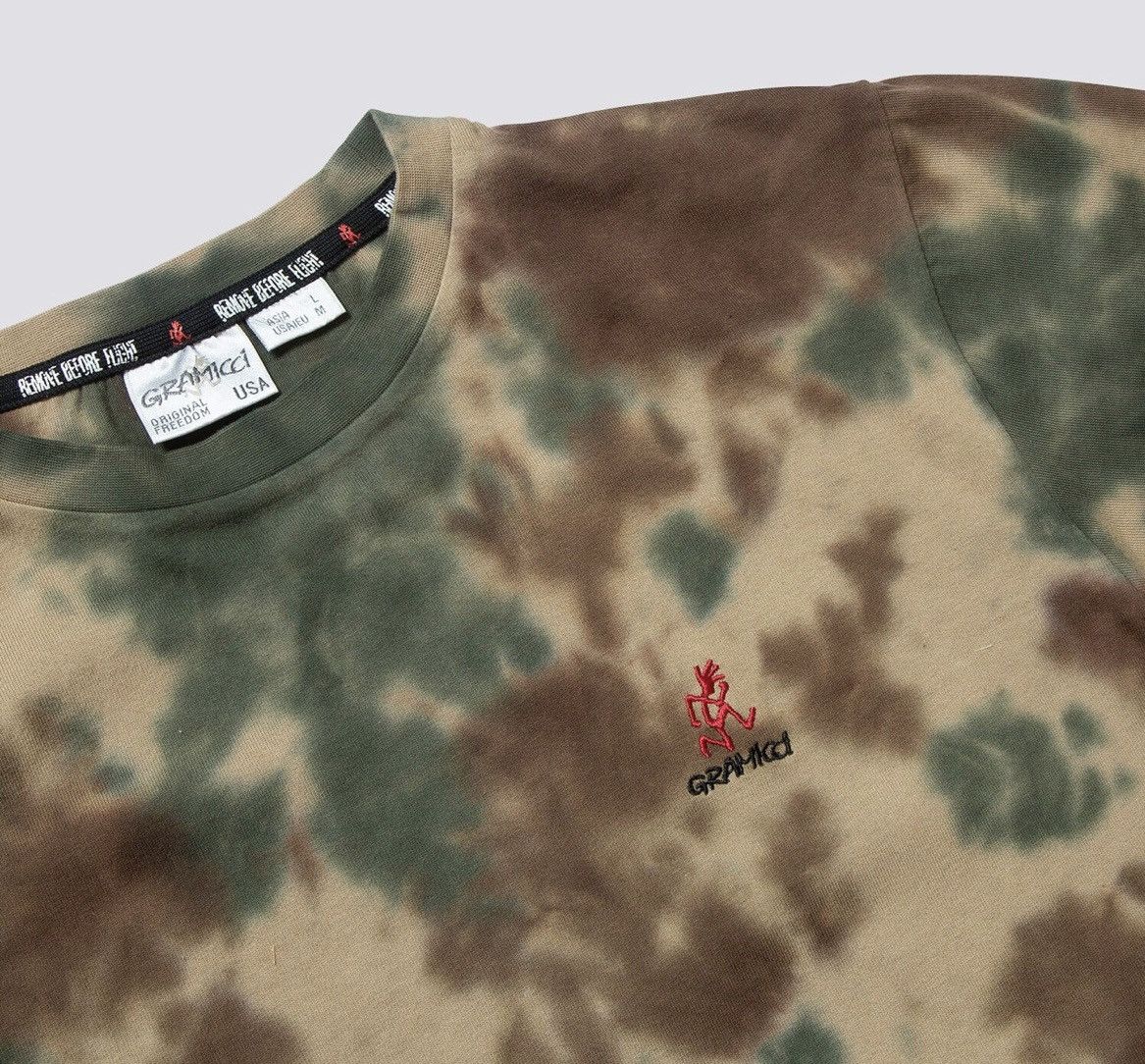 Gramicci GRAMICCI X ALPHA COTTON CAMO TIE DYE TEE Size US M / EU 48-50 / 2 - 4 Thumbnail
