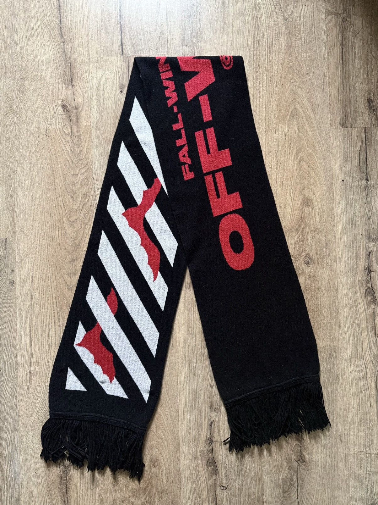 Off-White Off-White FW 19-20 "Bats" Scarf Size ONE SIZE - 1 Thumbnail