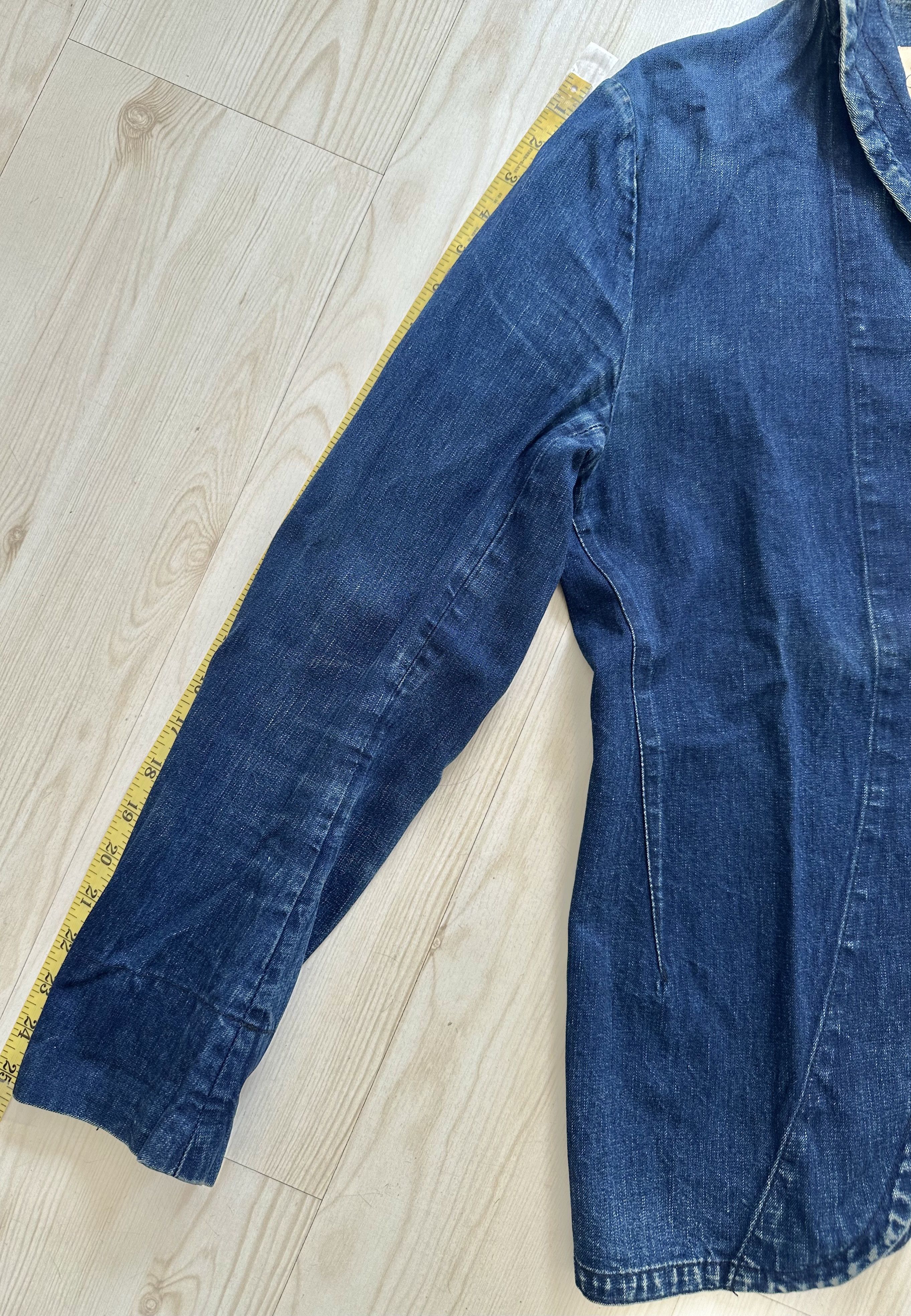 Haversack Japanese Indigo Denim blazer Size 38S - 8 Thumbnail