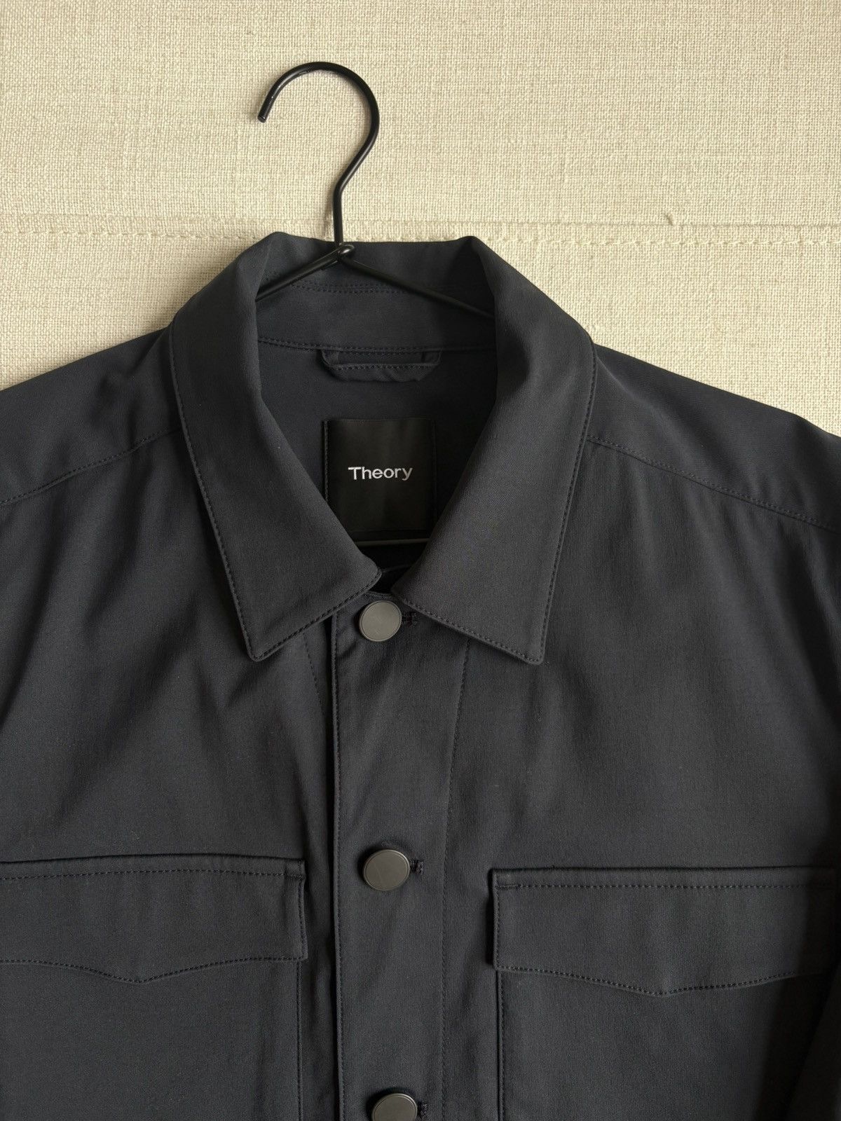Theory Theory Nylon Trucker Jacket Size US M / EU 48-50 / 2 - 2 Thumbnail