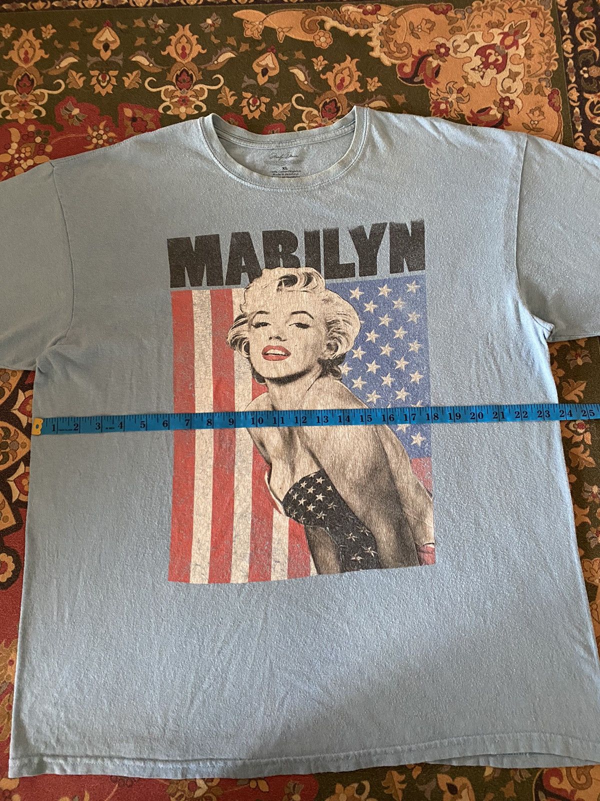 Vintage MARILYN MONROE Over Print T-Shirt Size US XL / EU 56 / 4 - 5 Thumbnail