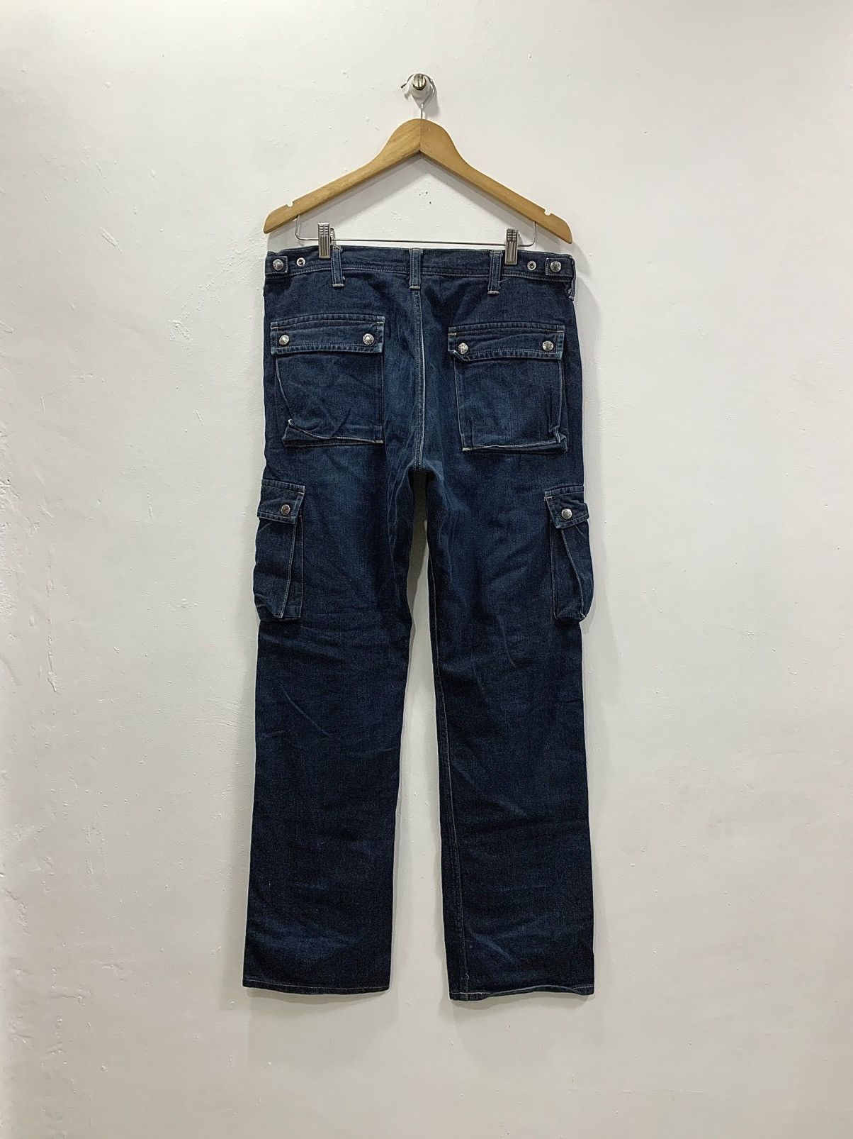 Bape OG BAPE DENIM CARGO PANTS Size US 32 / EU 48 - 13 Thumbnail