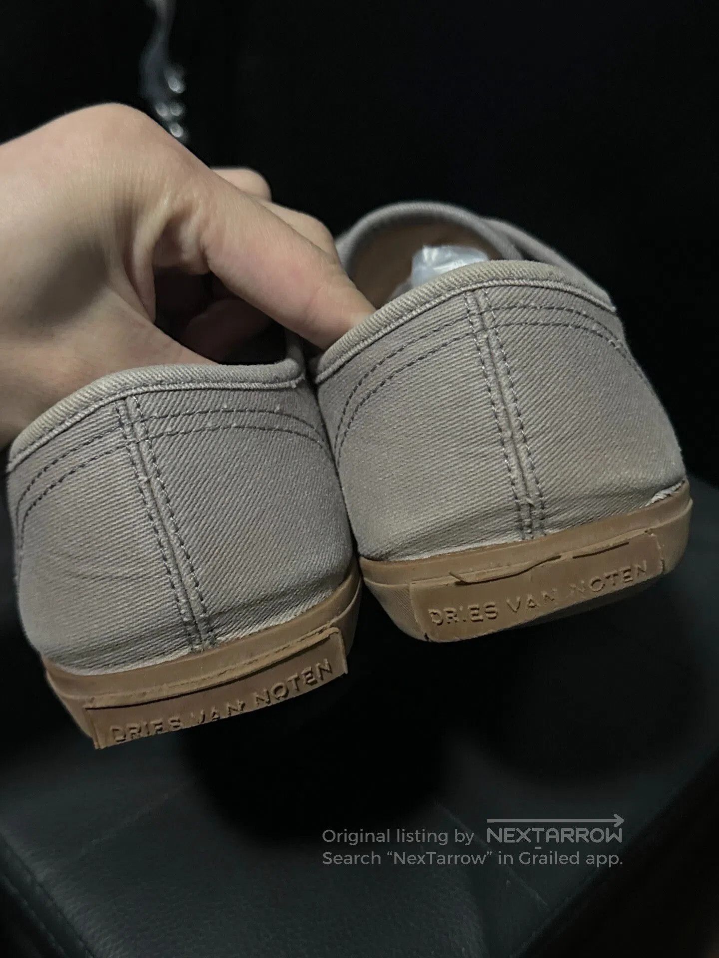 Dries Van Noten DRIES VAN NOTEN Square-toed canvas shoes| Size US 7 / EU 40 - 4 Thumbnail