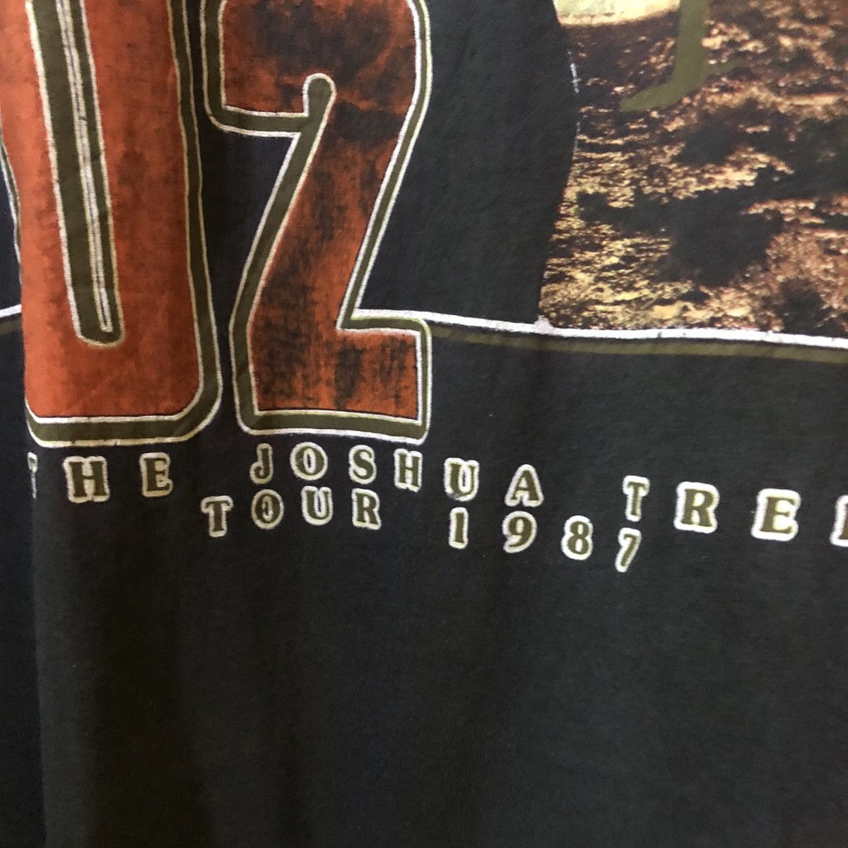 Band Tees × Vintage 80s U2 Joshua Tree American Tour Size US XL / EU 56 / 4 - 4 Thumbnail