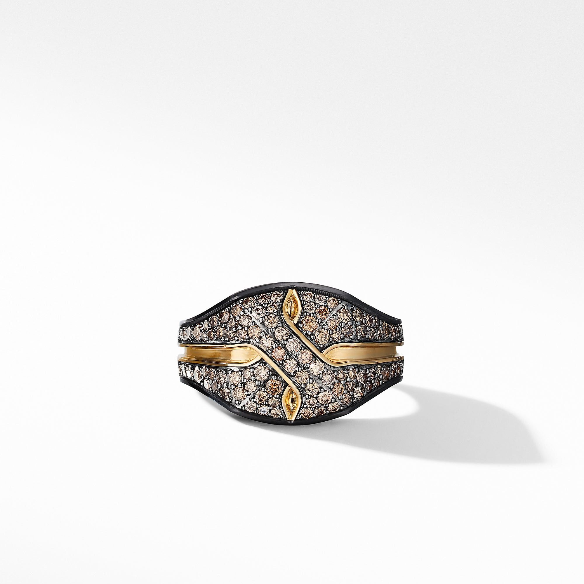 David Yurman o1w1db11025 R25496M /Size 6 /Rings in Golden/Black Size ONE SIZE - 2 Thumbnail