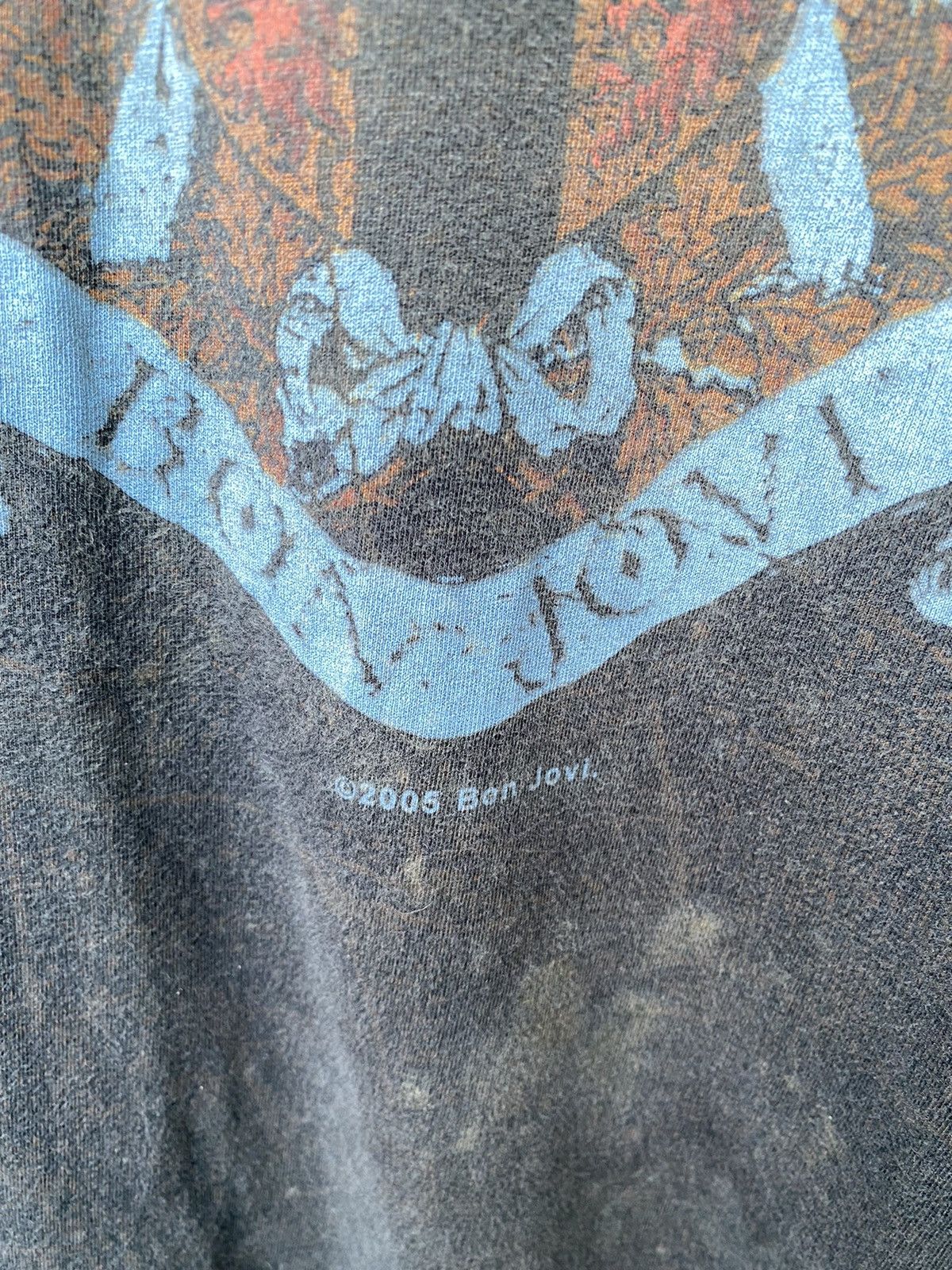 Band Tees VINTAGE BON JOVI 2005 TEE Size US L / EU 52-54 / 3 - 3 Thumbnail