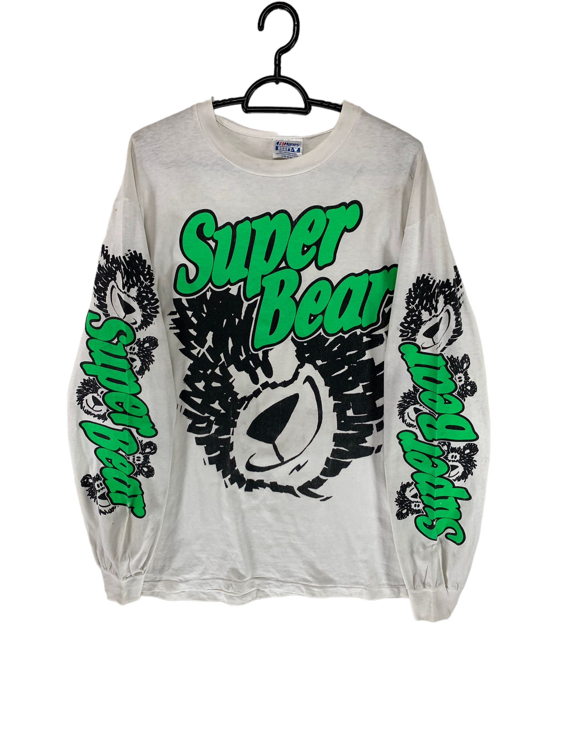 80s Super Bear tshirt motocross BMX