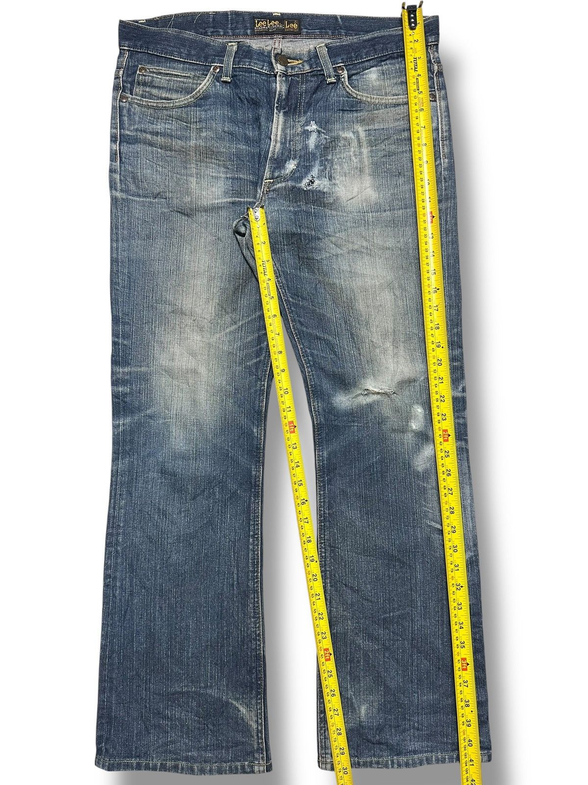 Lee Vintage Lee Riders jeans with Flare Distressed and FadedWash Size US 36 / EU 52 - 19 Thumbnail