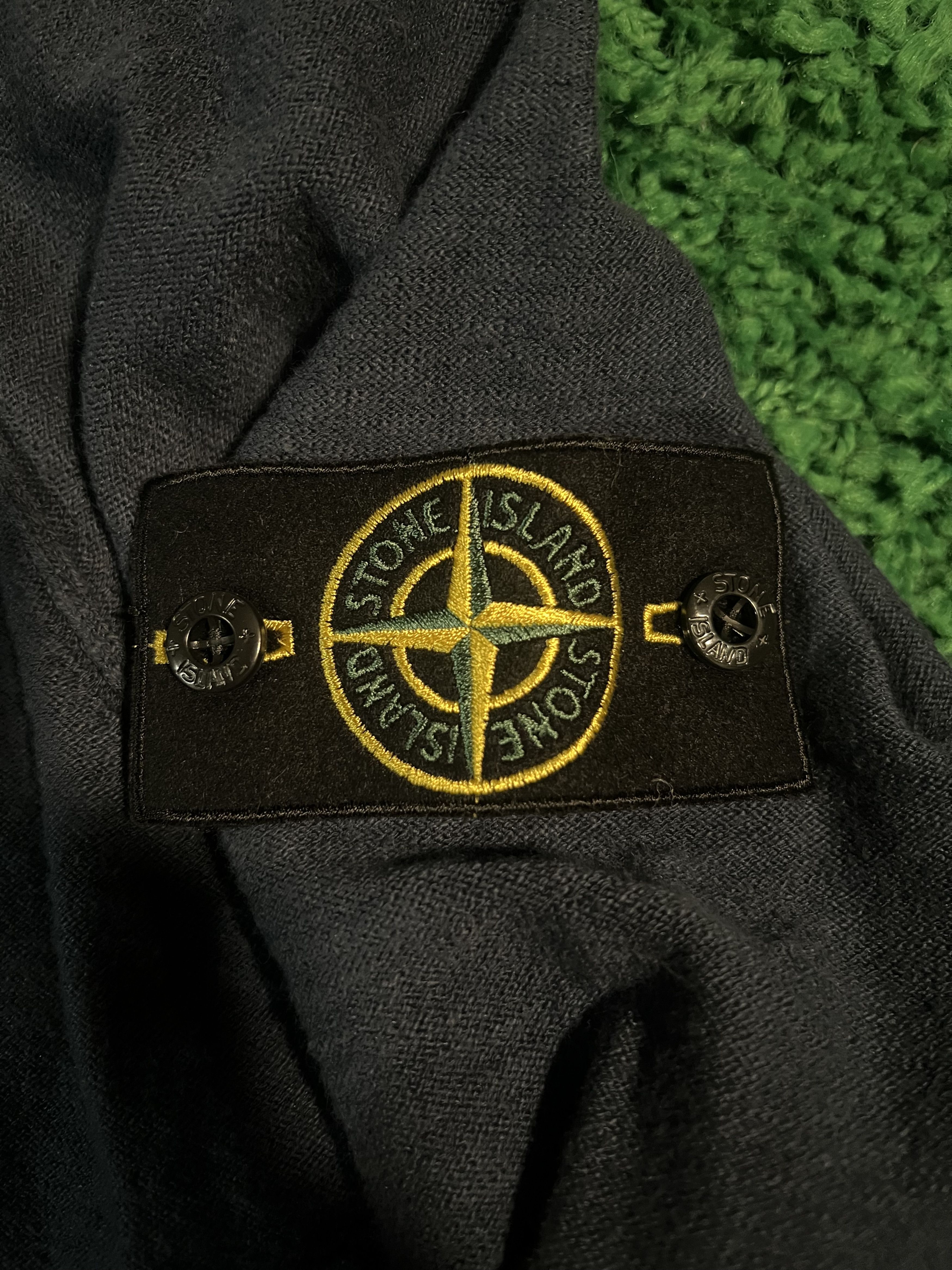 Stone Island Stone Island Men's Slub Heathered-Knit Zip-Front Hoodie Size US XL / EU 56 / 4 - 2 Thumbnail