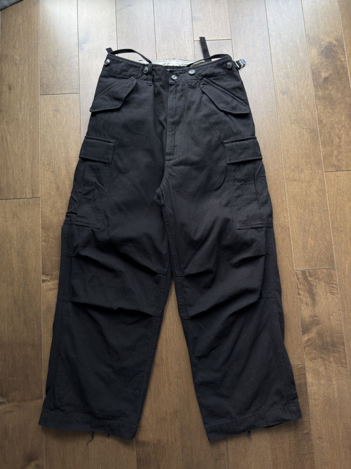 Daniel Simmons Daniel Simmons - Vintage Black Military Cargo Trousers V1 Size US 28 / EU 44 - 1 Thumbnail