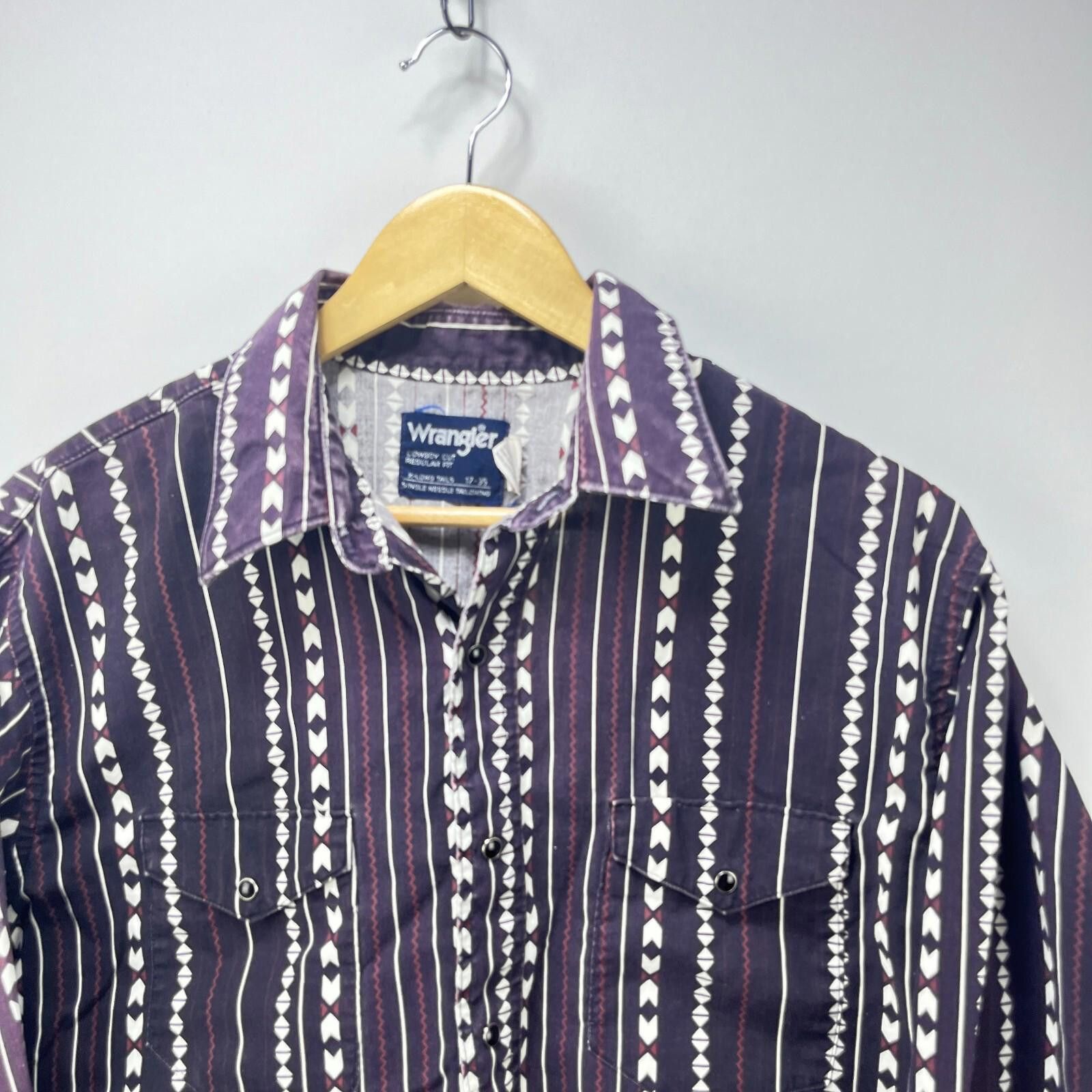 Wrangler Vintage 90s Faded Wrangler Western Button Up Shirt XL Size US XL / EU 56 / 4 - 3 Thumbnail